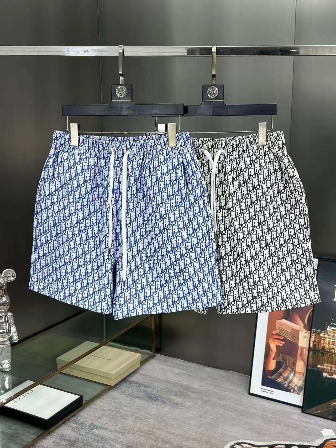 Oblique Jacquard Denim Shorts D15511442 — view 9