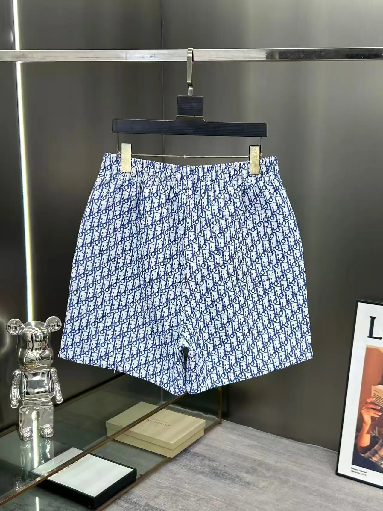 Oblique Jacquard Denim Shorts D15511443 — view 2
