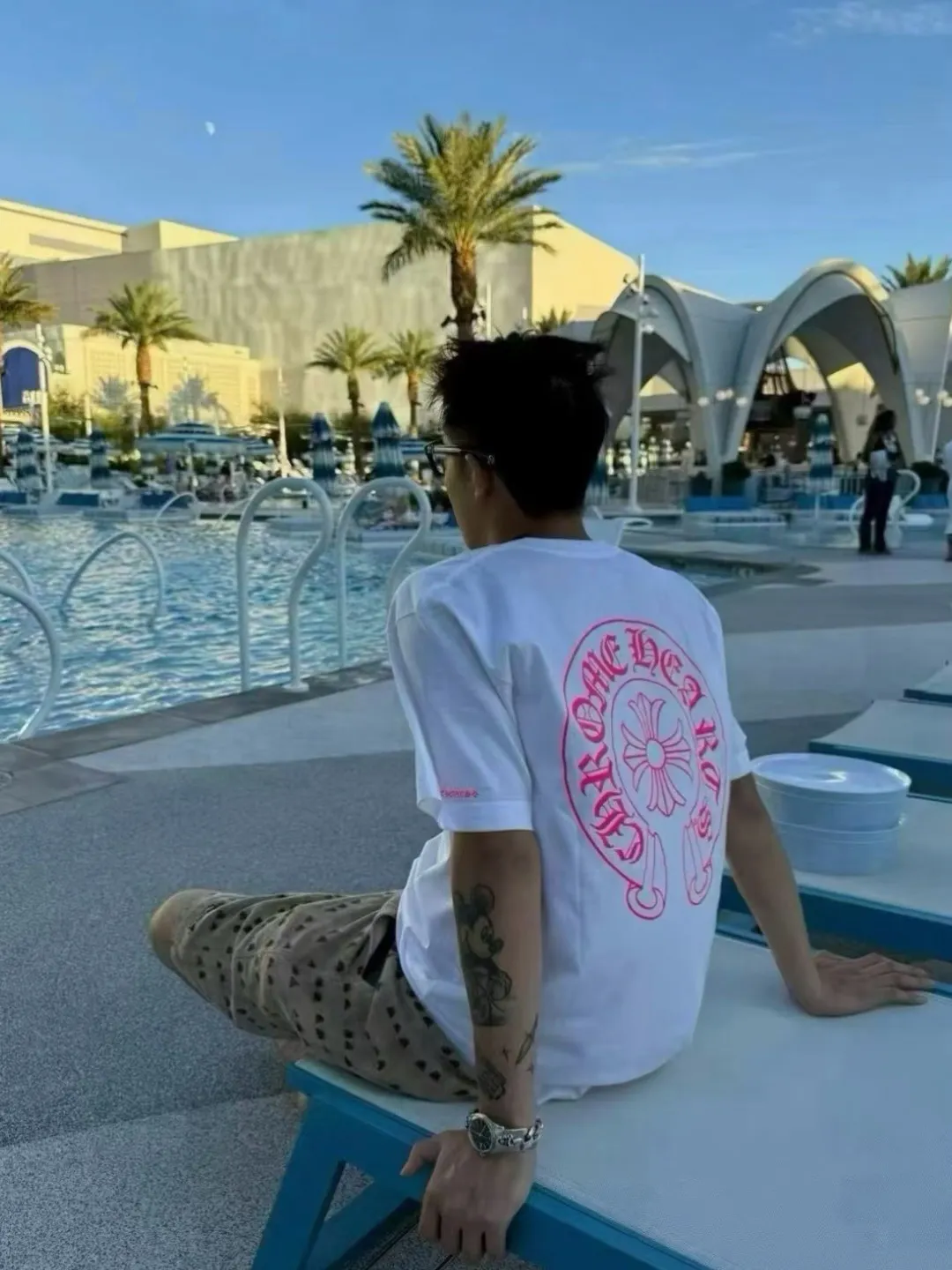 Chrome Hearts Horseshoe Embroidery T-Shirt D12024982 — view 3