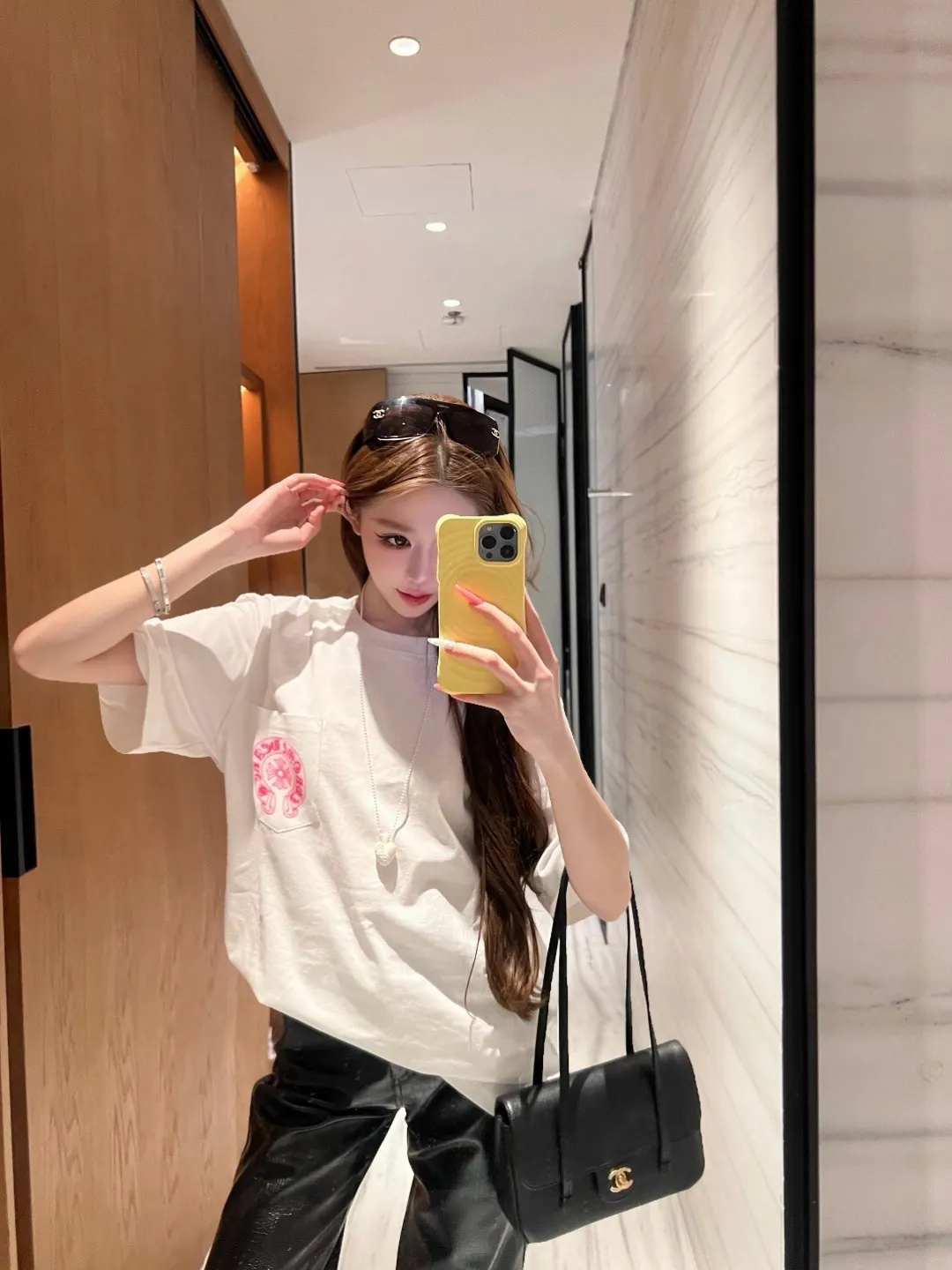 Chrome Hearts Horseshoe Embroidery T-Shirt D12024982 — view 7