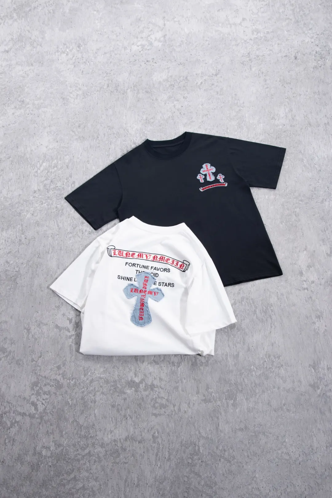 Embroidered Cross Logo Heavyweight Cotton T-Shirt D12524980 — view 2