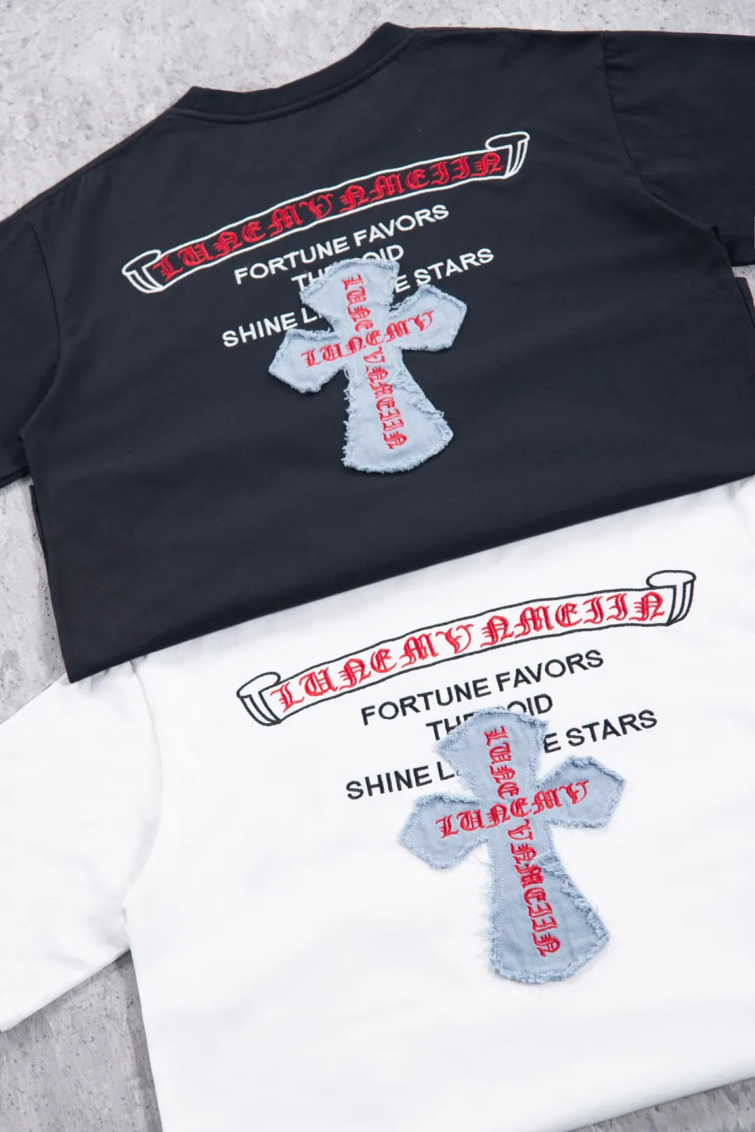 Embroidered Cross Logo Heavyweight Cotton T-Shirt D12524980 — view 9