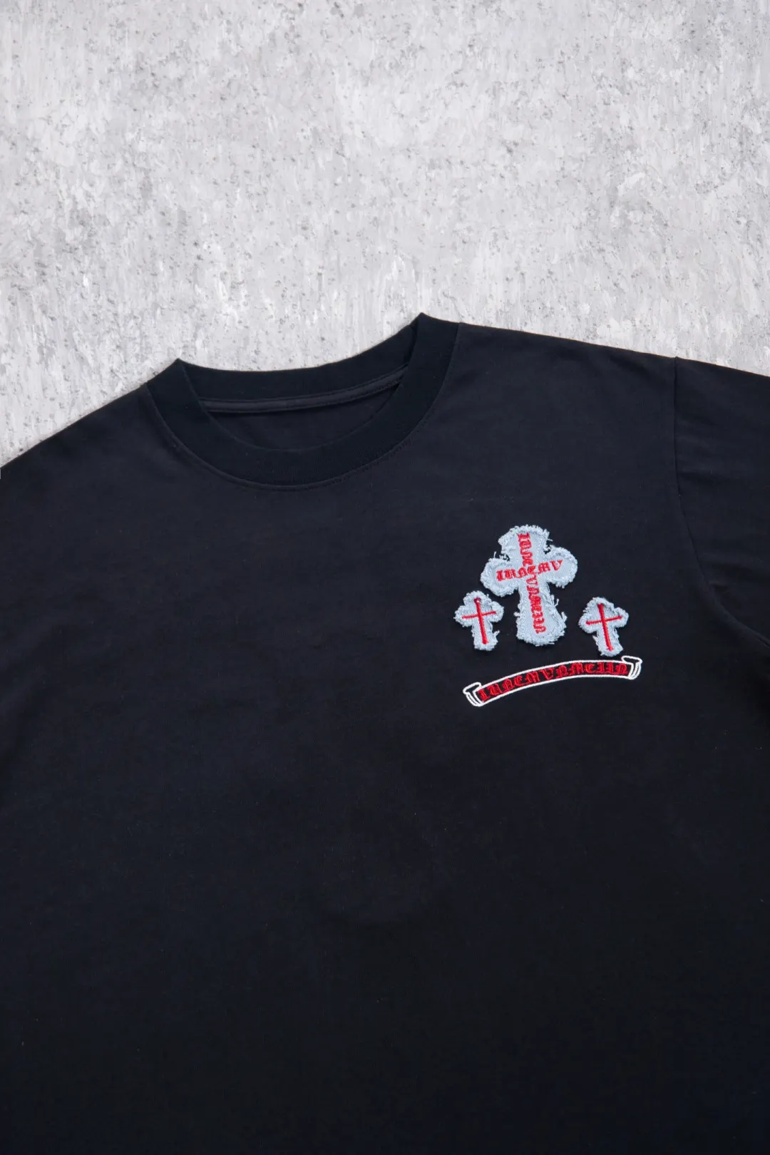 Embroidered Cross Logo Heavyweight Cotton T-Shirt D12524980 — view 13