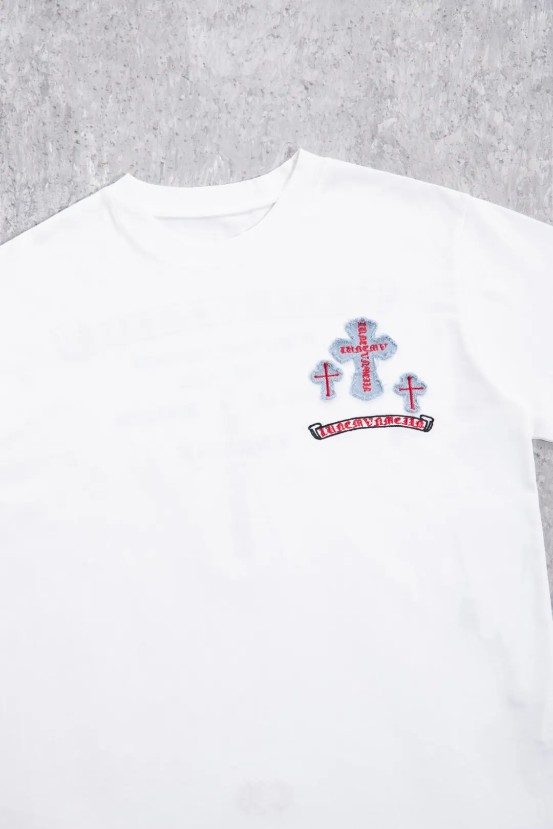 Embroidered Cross Logo Heavyweight Cotton T-Shirt D12524980 — view 17