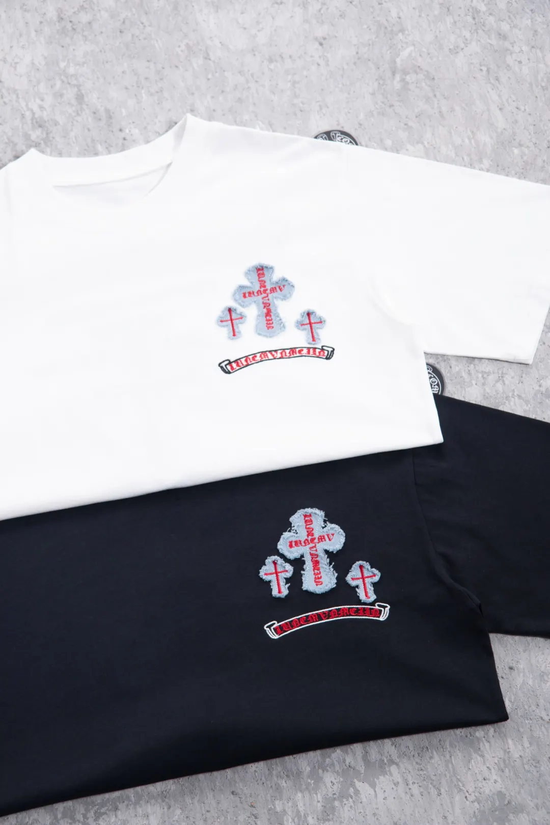 Embroidered Cross Logo Heavyweight Cotton T-Shirt D12524980 — view 20