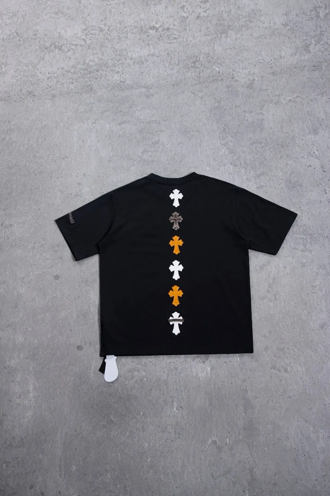 Leather Patch Heavyweight Cotton T-Shirt D12524979 — view 25