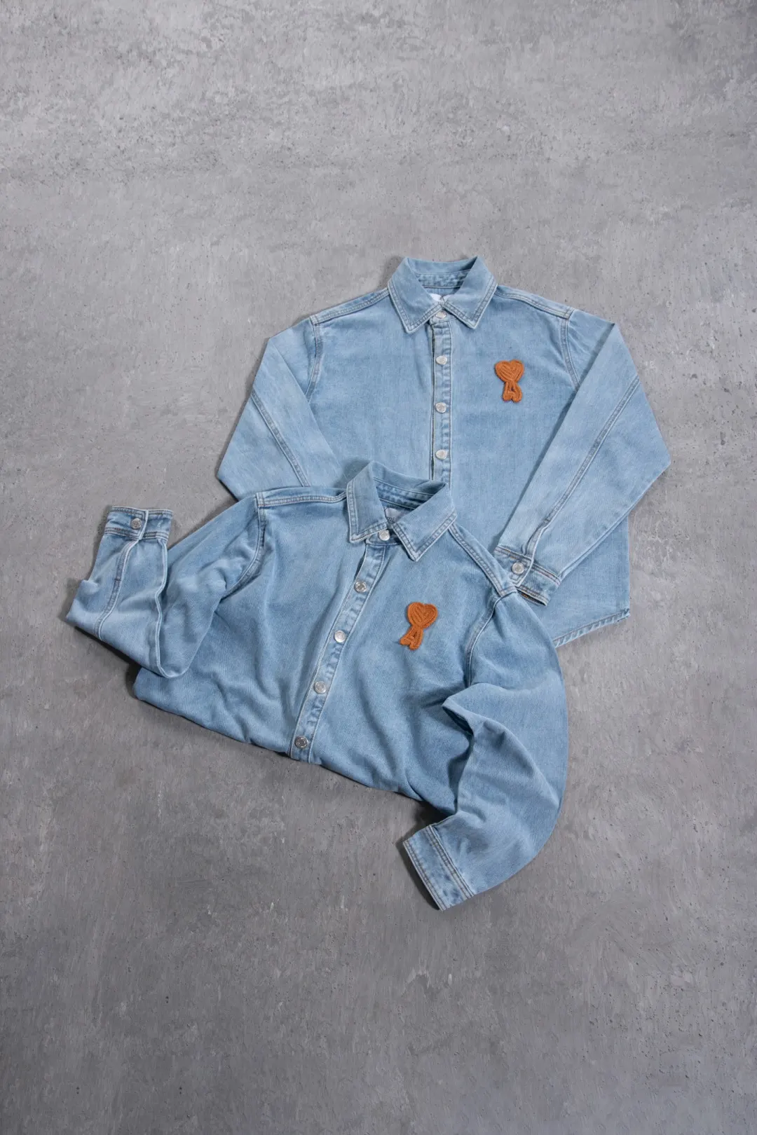 Ami de Coeur Embroidered Denim Shirt D19524998 — view 21