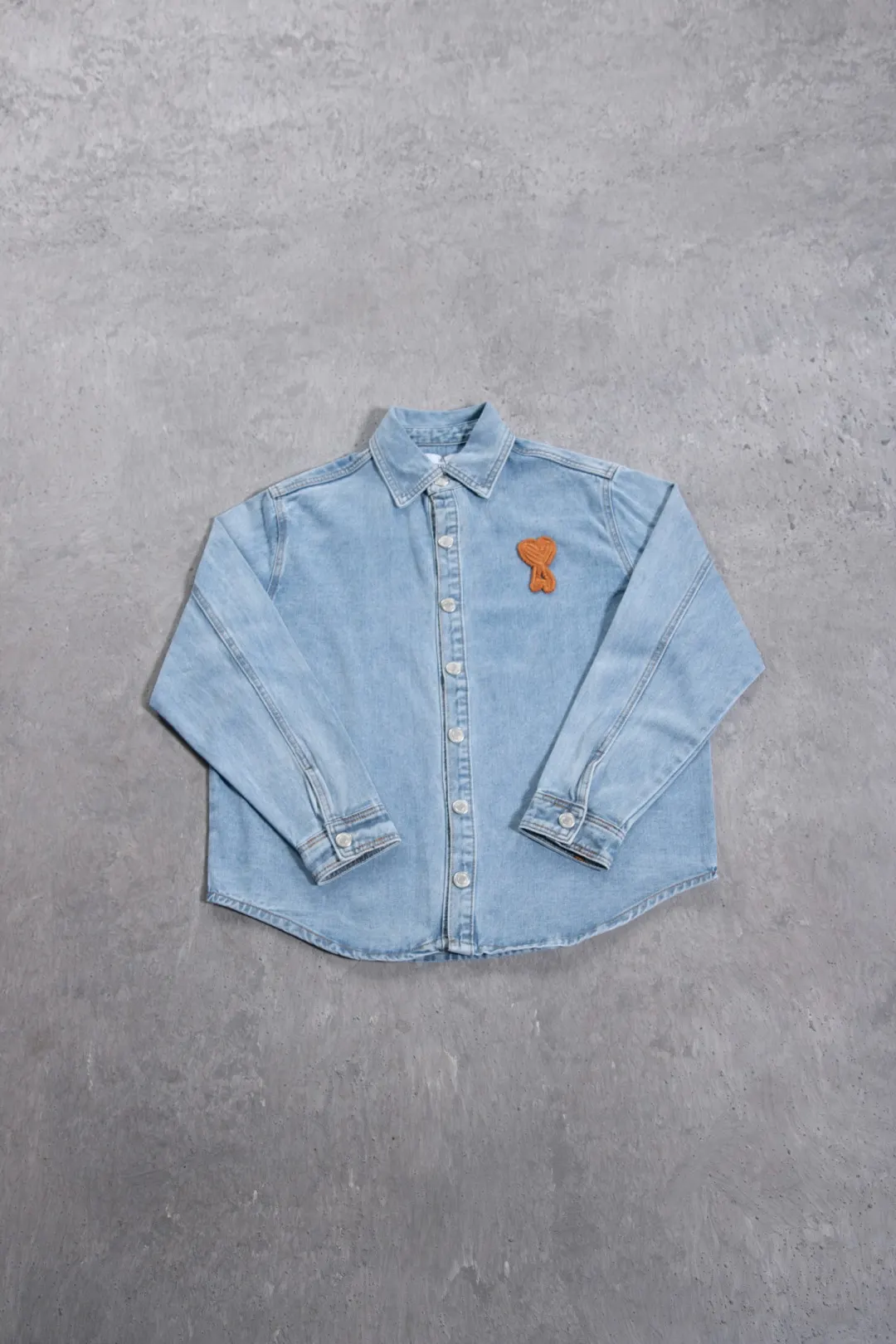 Ami de Coeur Embroidered Denim Shirt D19524998 — view 22