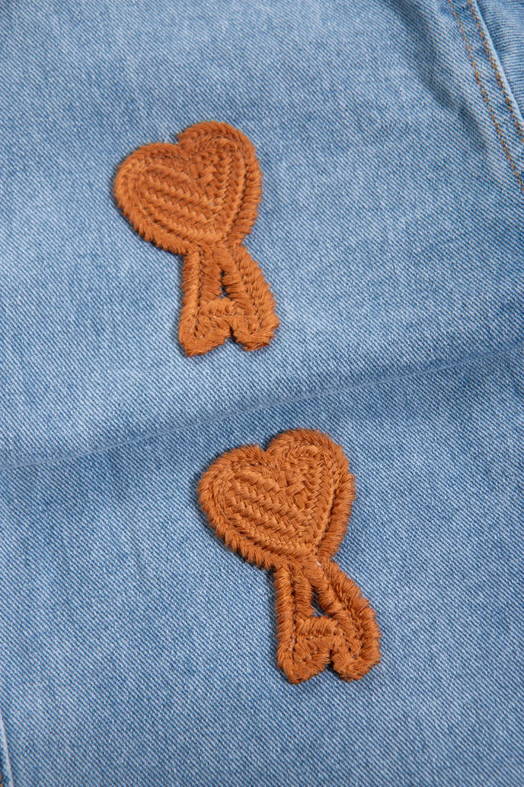 Ami de Coeur Embroidered Denim Shirt D19524998 — view 23
