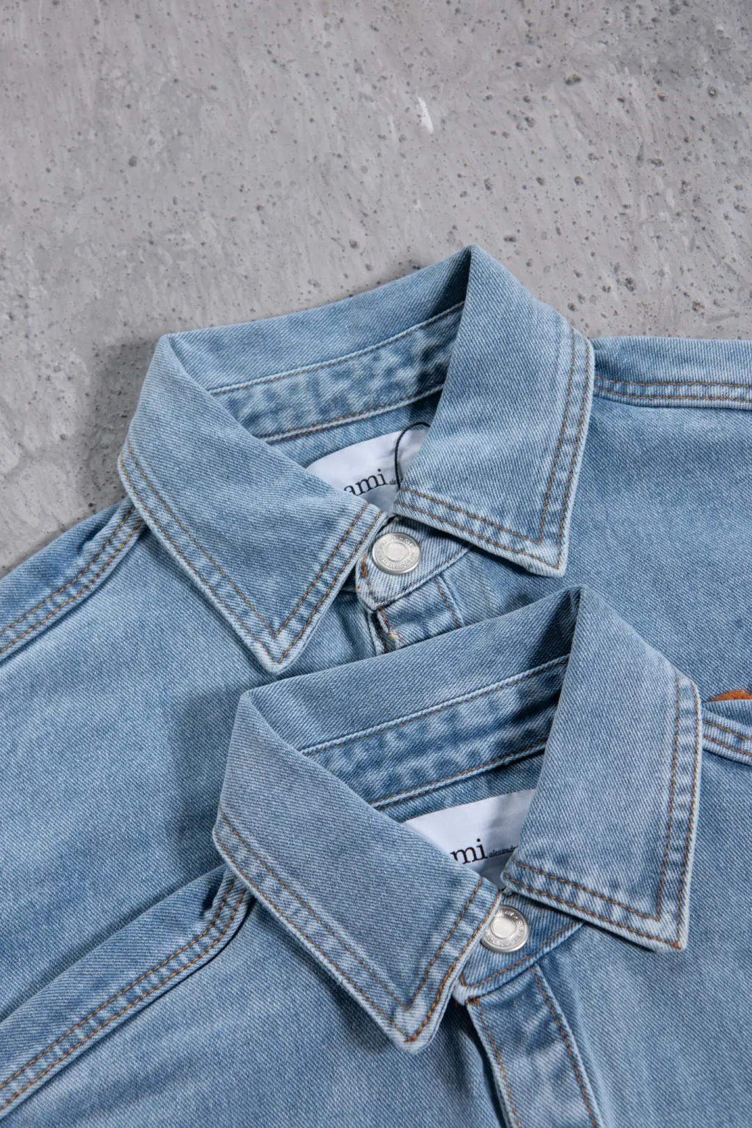Ami de Coeur Embroidered Denim Shirt D19524998 — view 26