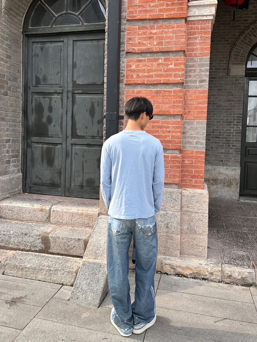 Logo-Print Cotton Long-Sleeve T-Shirt D13025002 — view 23