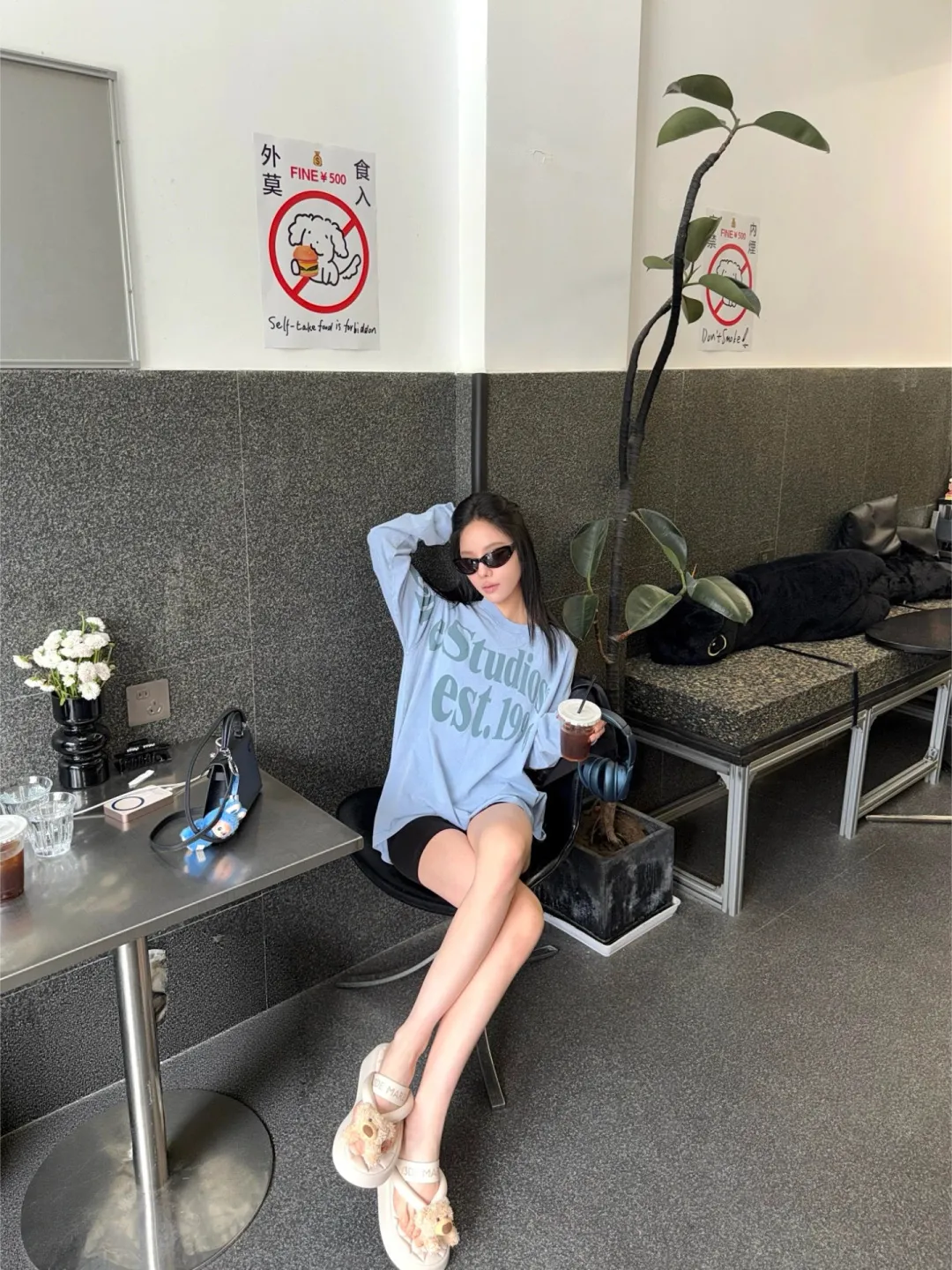 Logo-Print Cotton Long-Sleeve T-Shirt D13025002 — view 27
