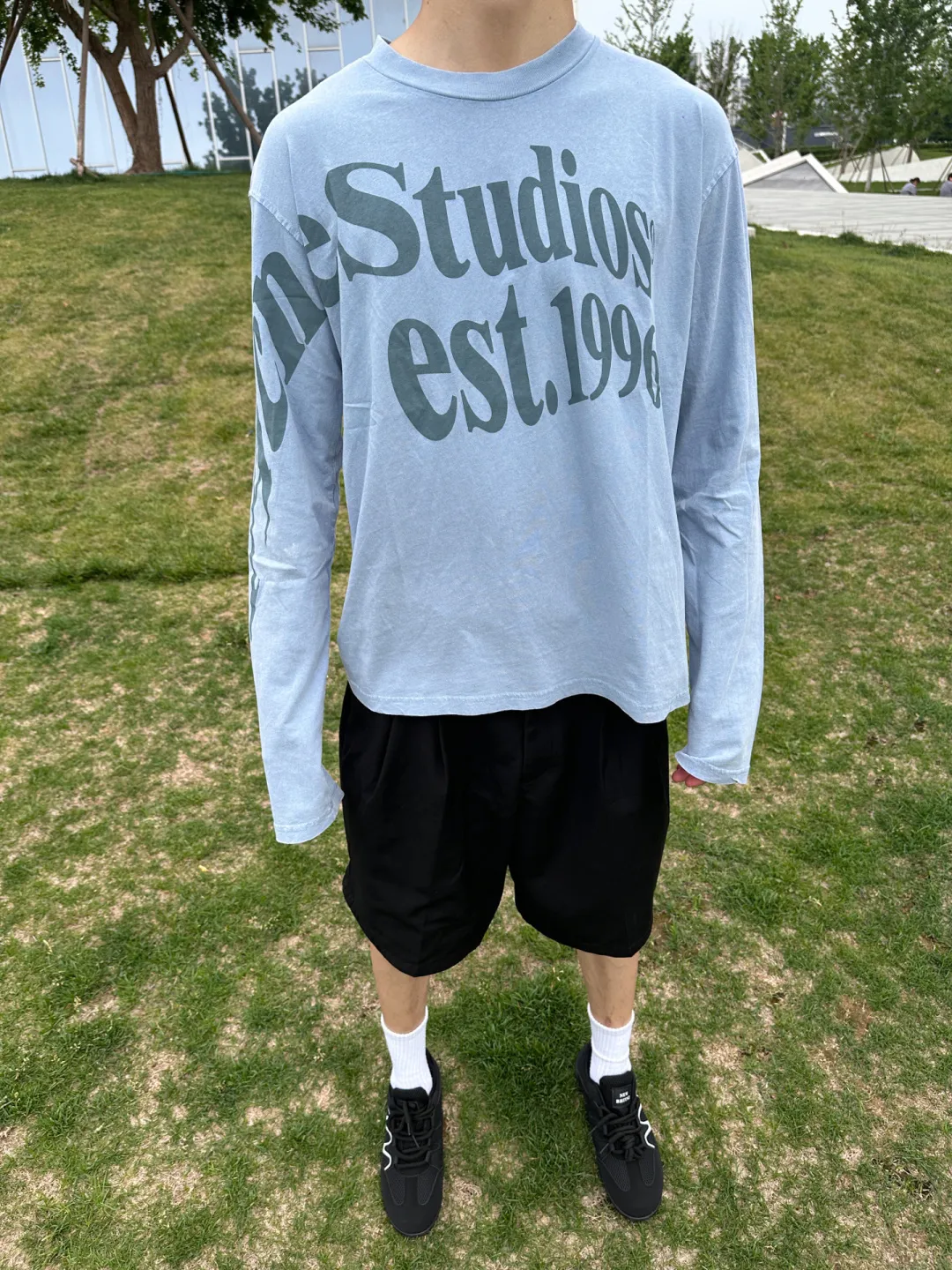 Logo-Print Cotton Long-Sleeve T-Shirt D13025002 — view 31