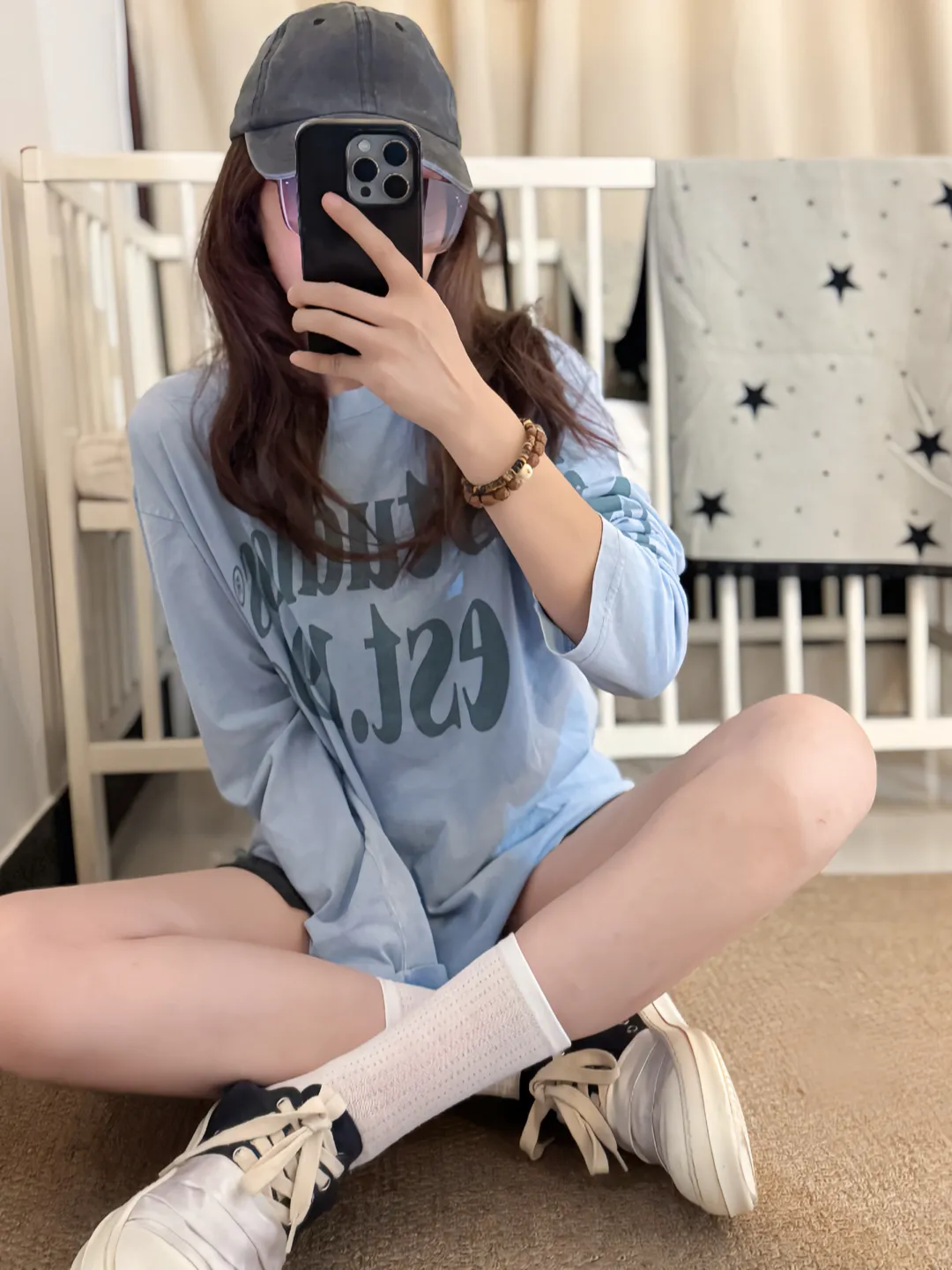 Logo-Print Cotton Long-Sleeve T-Shirt D13025002 — view 33