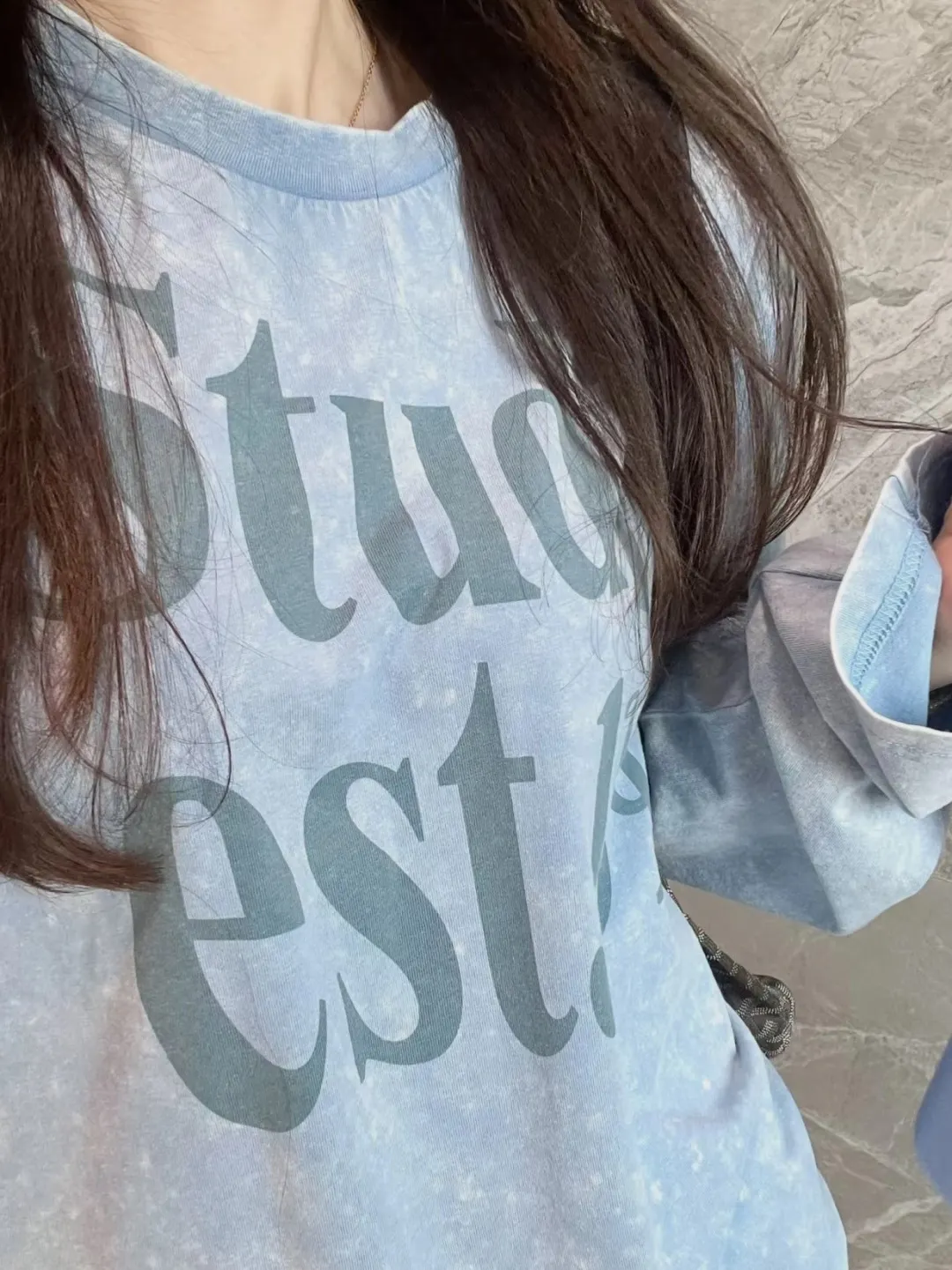 Logo-Print Cotton Long-Sleeve T-Shirt D13025002 — view 45