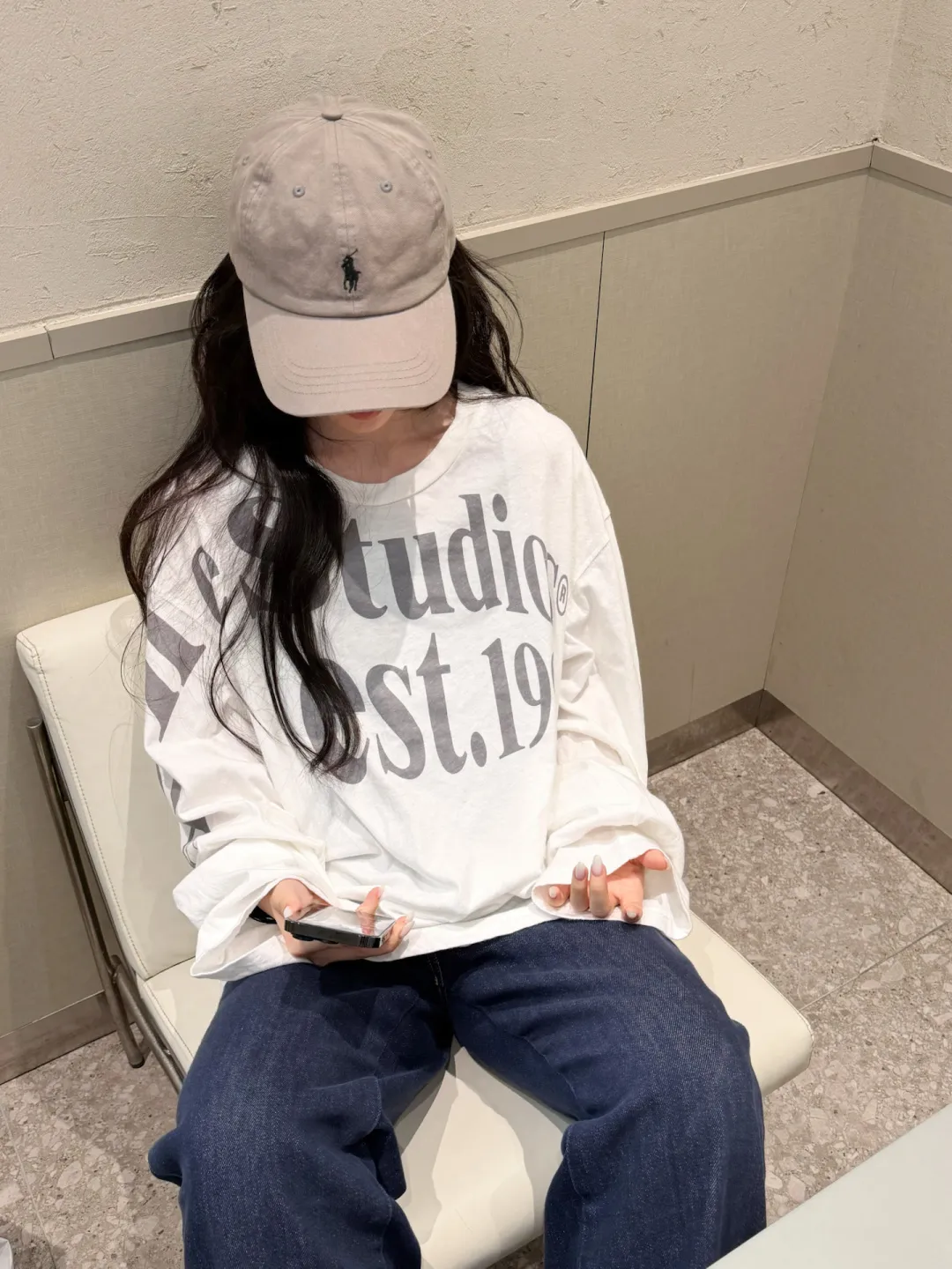 Logo-Print Cotton Long-Sleeve T-Shirt D13025002 — view 54