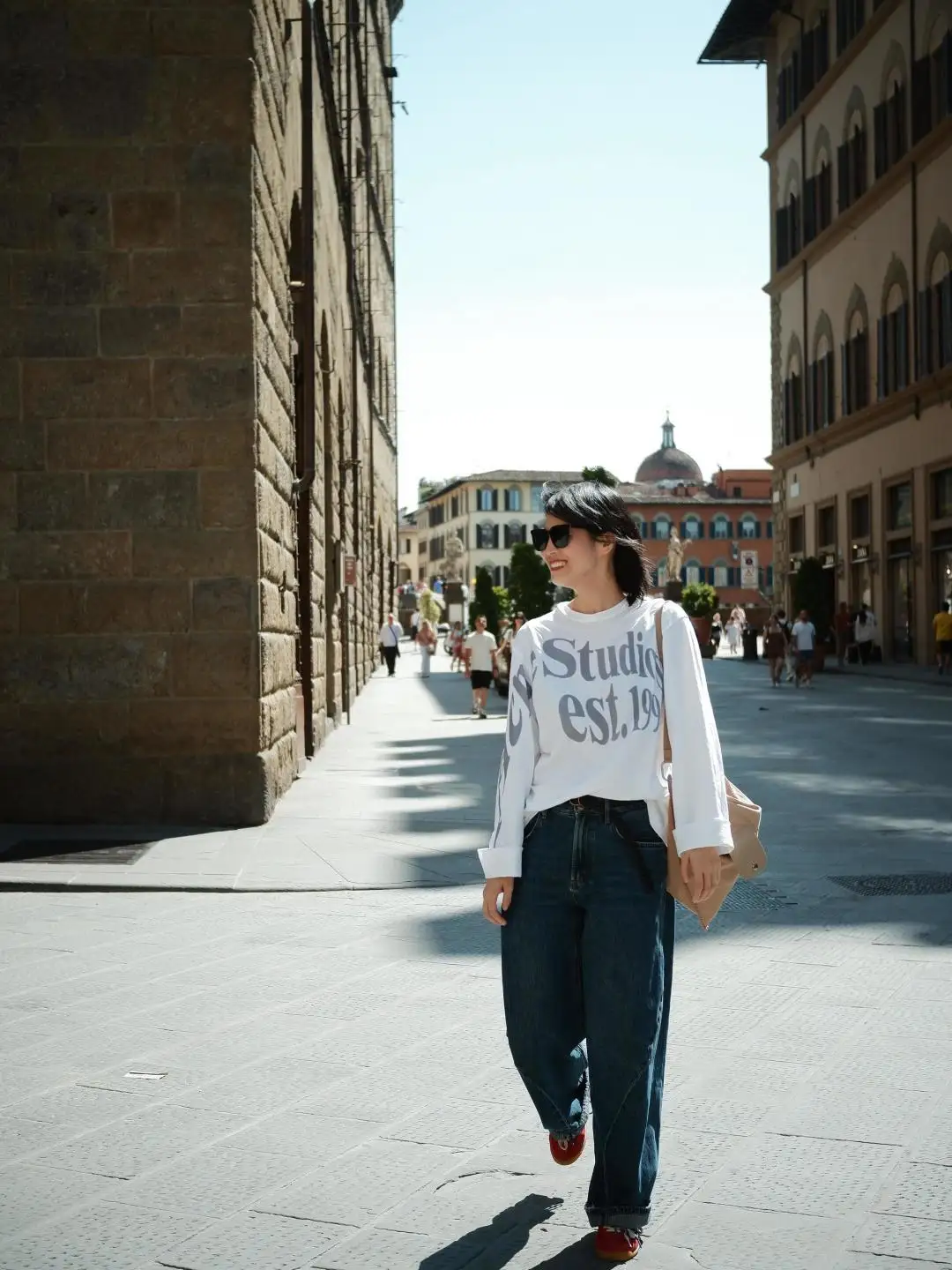 Logo-Print Cotton Long-Sleeve T-Shirt D13025002 — view 62