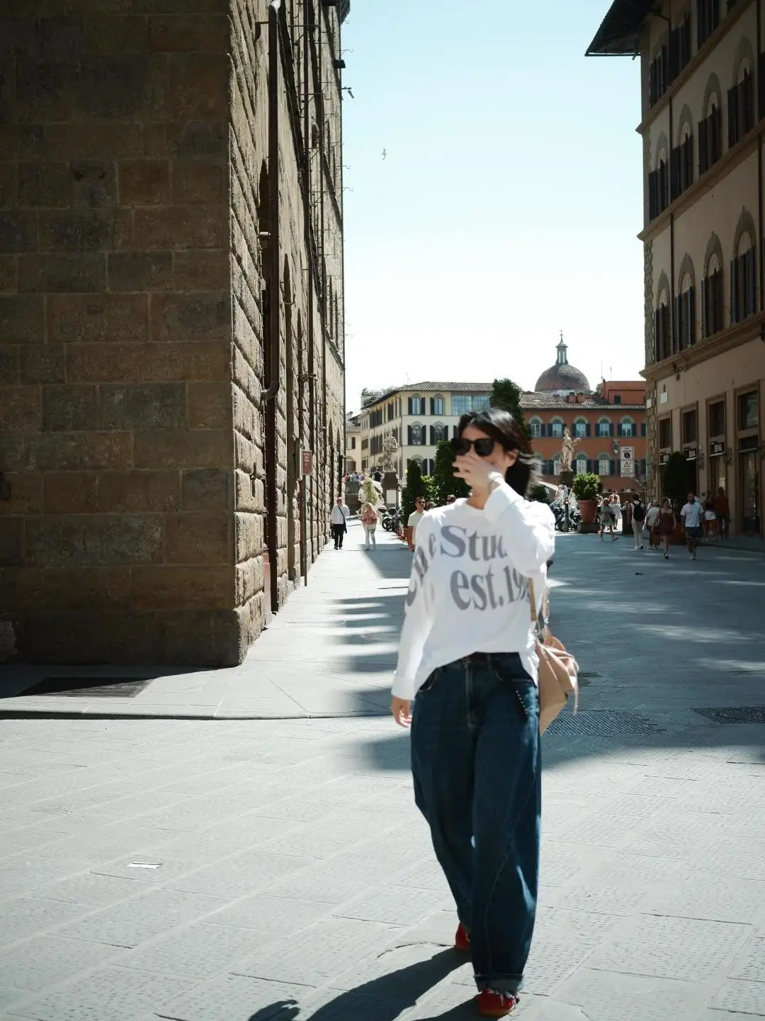 Logo-Print Cotton Long-Sleeve T-Shirt D13025002 — view 63