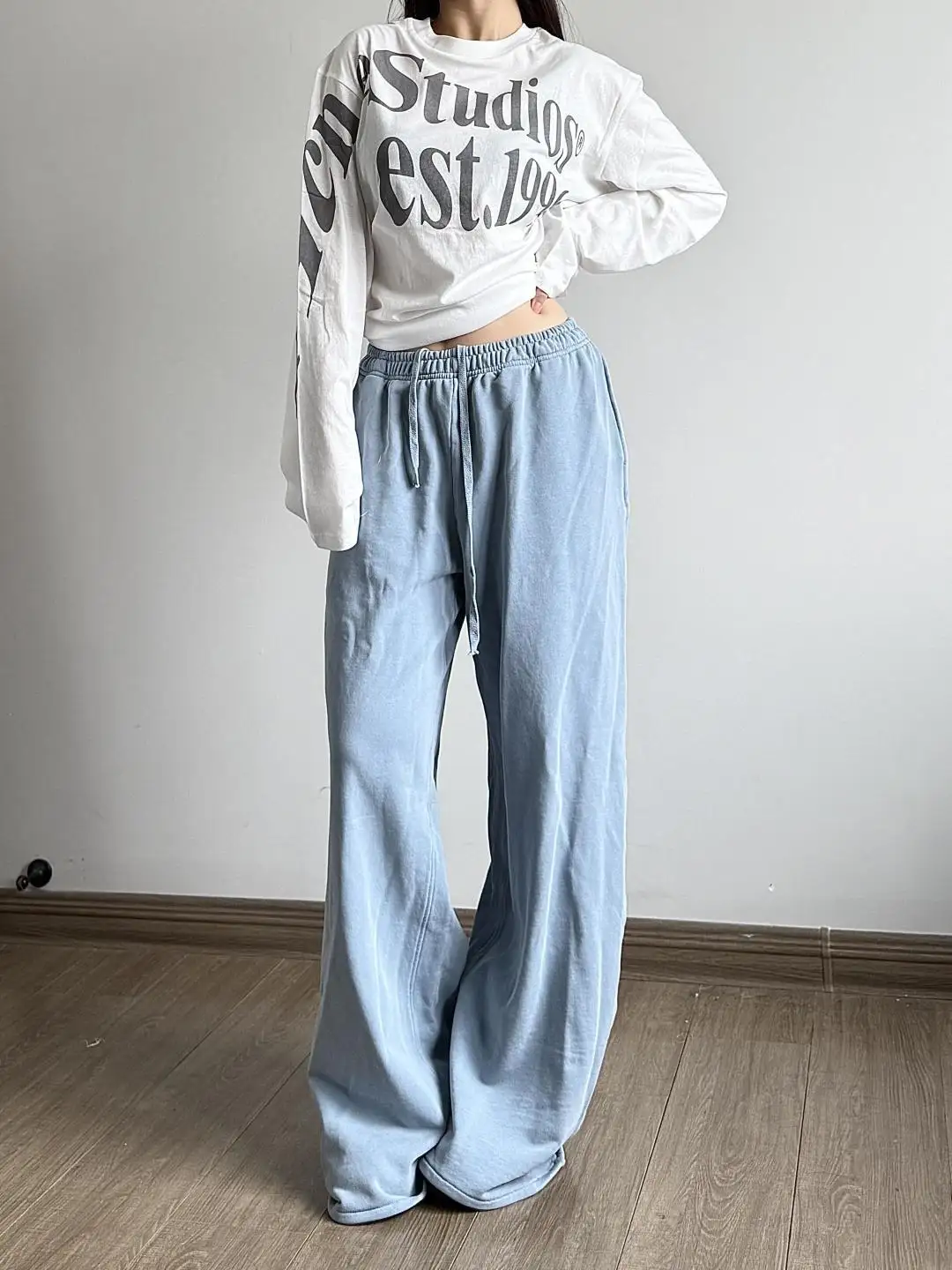Logo-Print Cotton Long-Sleeve T-Shirt D13025002 — view 66