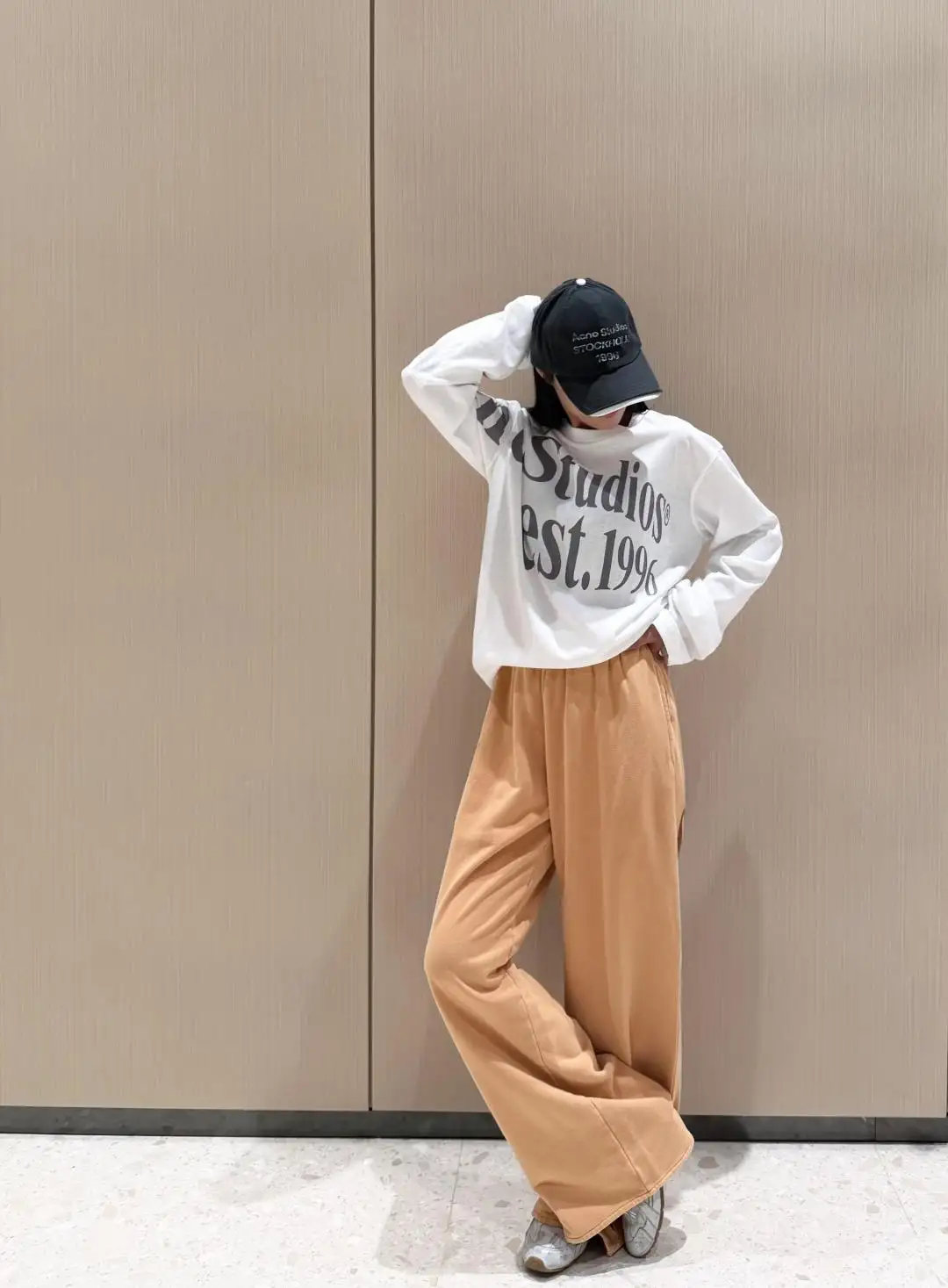 Logo-Print Cotton Long-Sleeve T-Shirt D13025002 — view 69