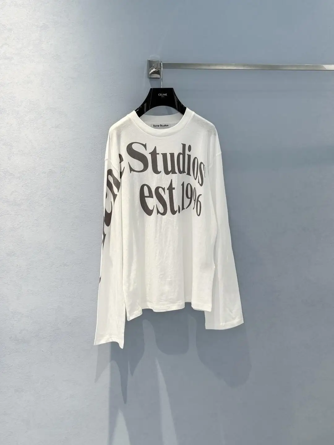 Logo-Print Cotton Long-Sleeve T-Shirt D13025002 — view 72
