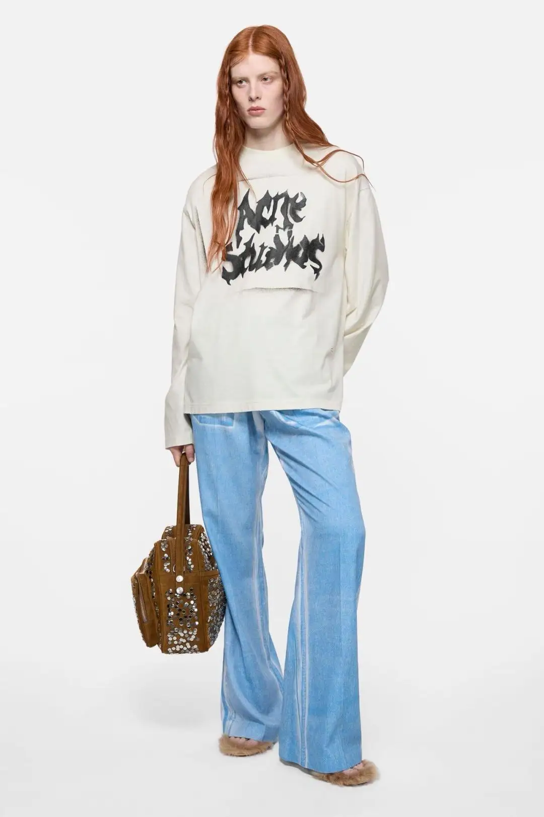 Logo Print Long-Sleeve T-Shirt D13025003 — view 37