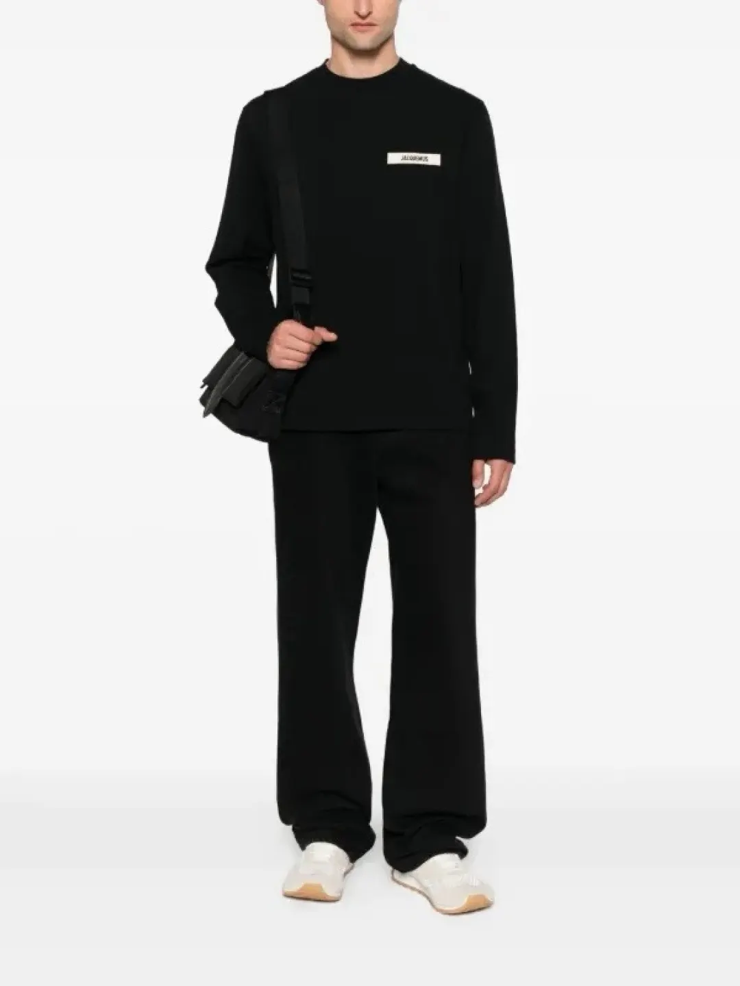Logo-Patch Long-Sleeve Cotton T-Shirt D13024991 — view 21