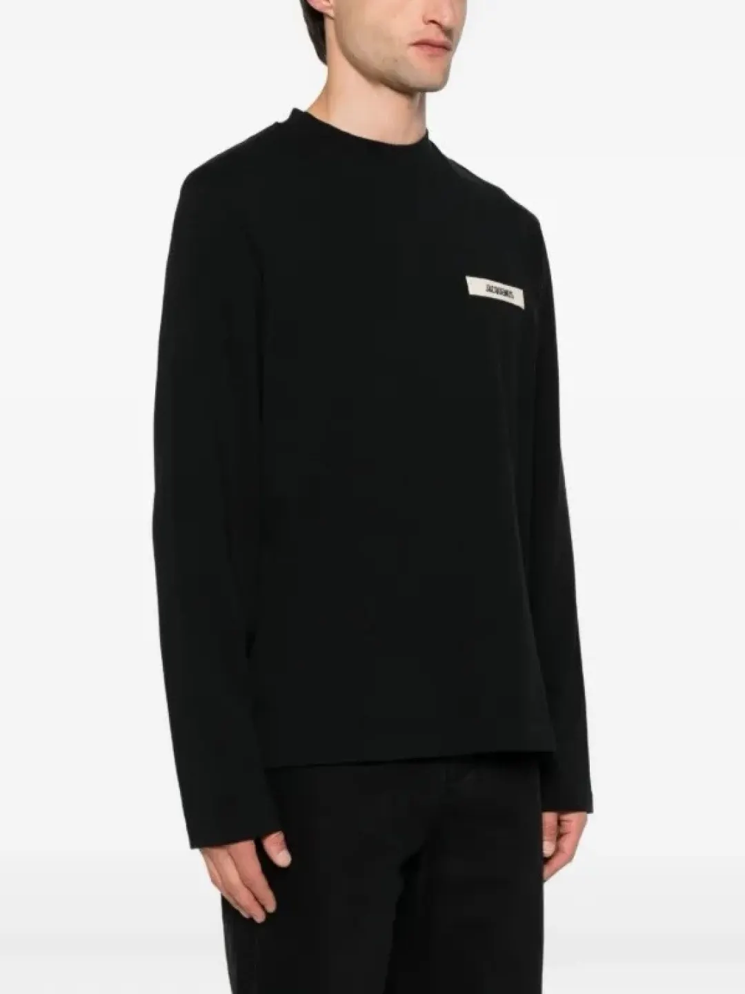 Logo-Patch Long-Sleeve Cotton T-Shirt D13024991 — view 22