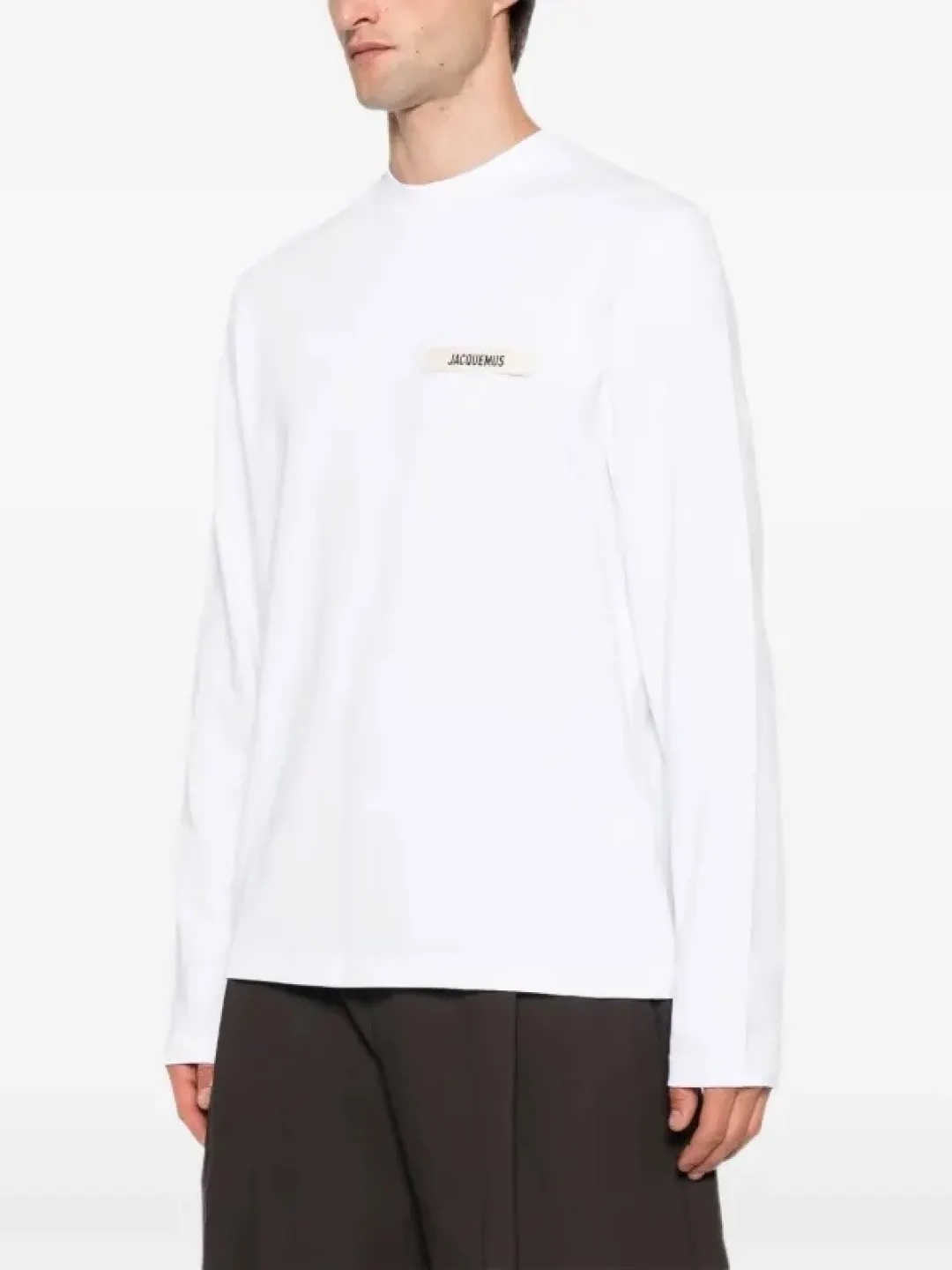 Logo-Patch Long-Sleeve Cotton T-Shirt D13024991 — view 26