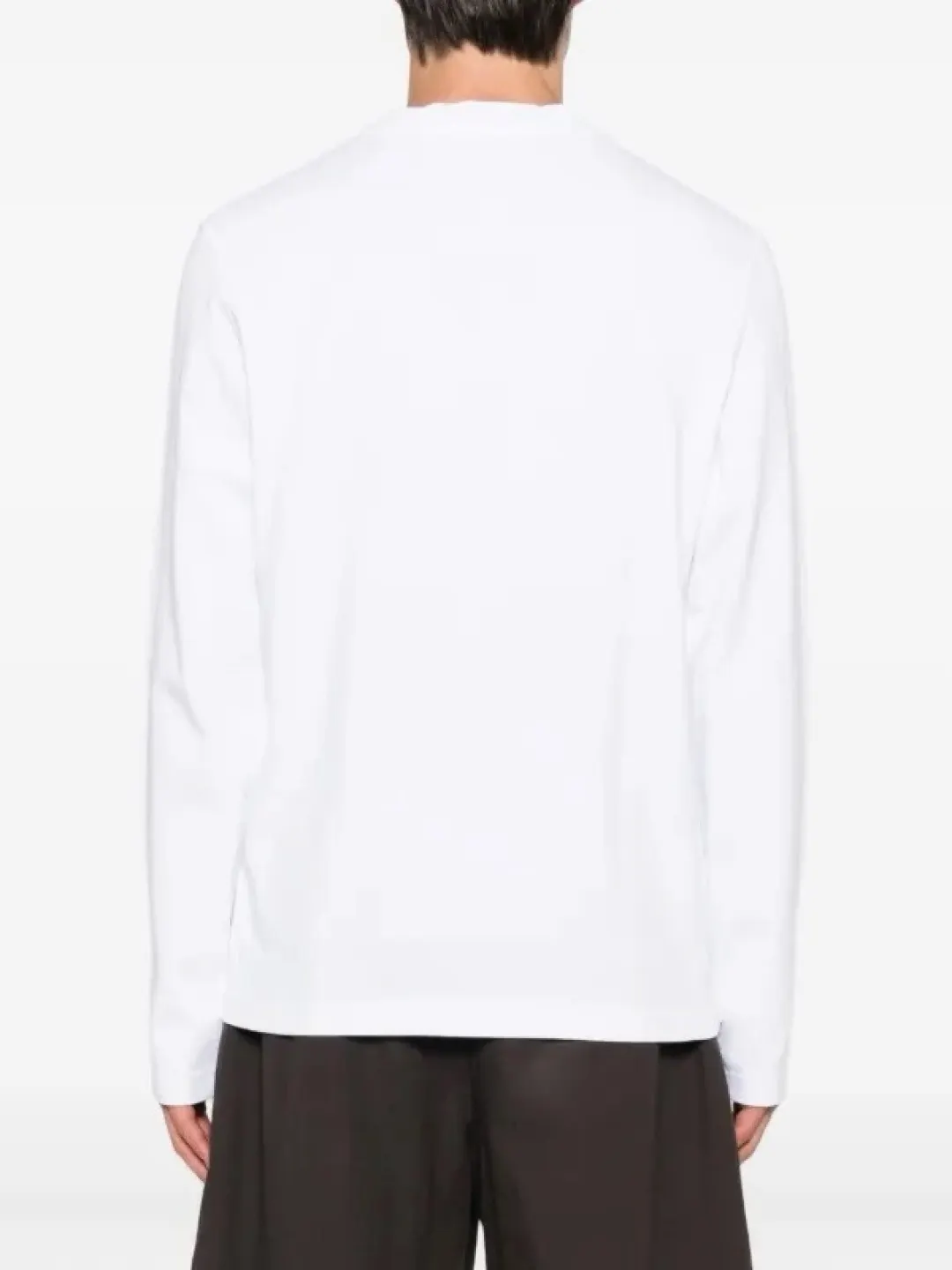 Logo-Patch Long-Sleeve Cotton T-Shirt D13024991 — view 27
