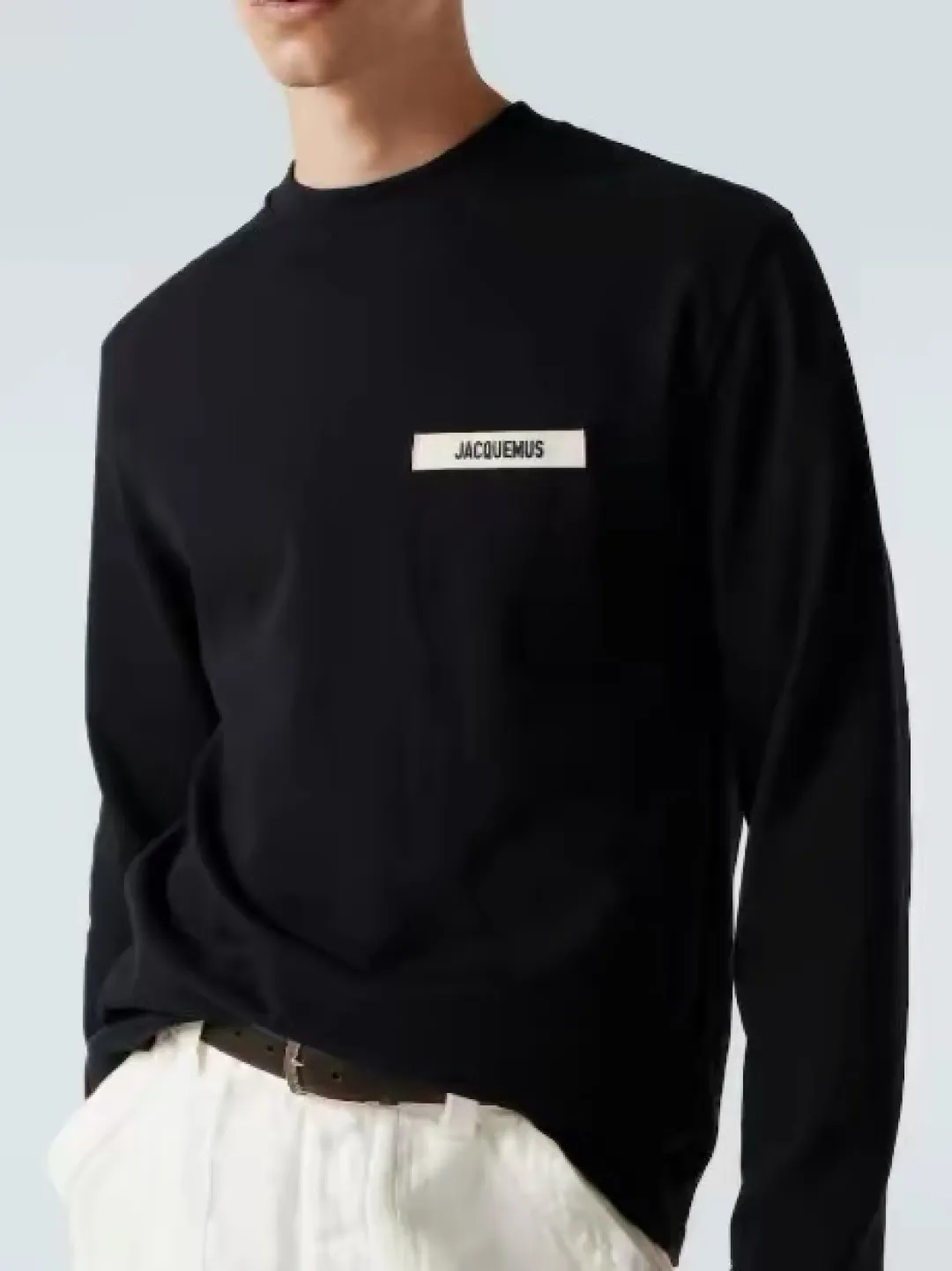 Logo-Patch Long-Sleeve Cotton T-Shirt D13024991 — view 31
