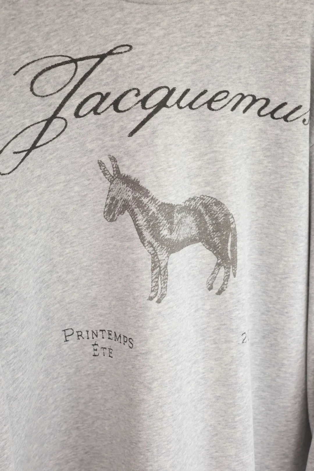 Donkey Sketch Print Crew-Neck Sweatshirt D15025007 — view 8