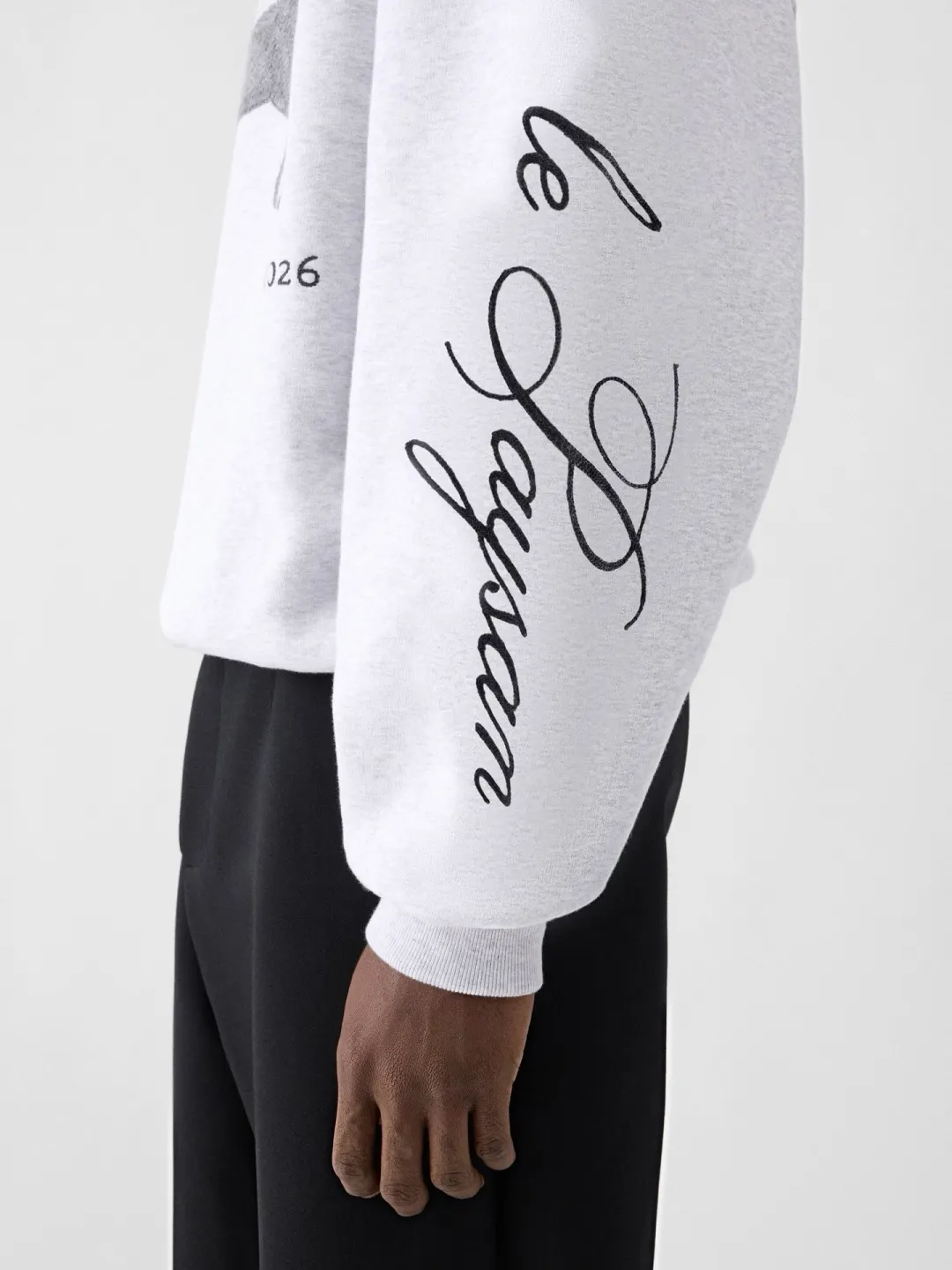 Donkey Sketch Print Crew-Neck Sweatshirt D15025007 — view 33