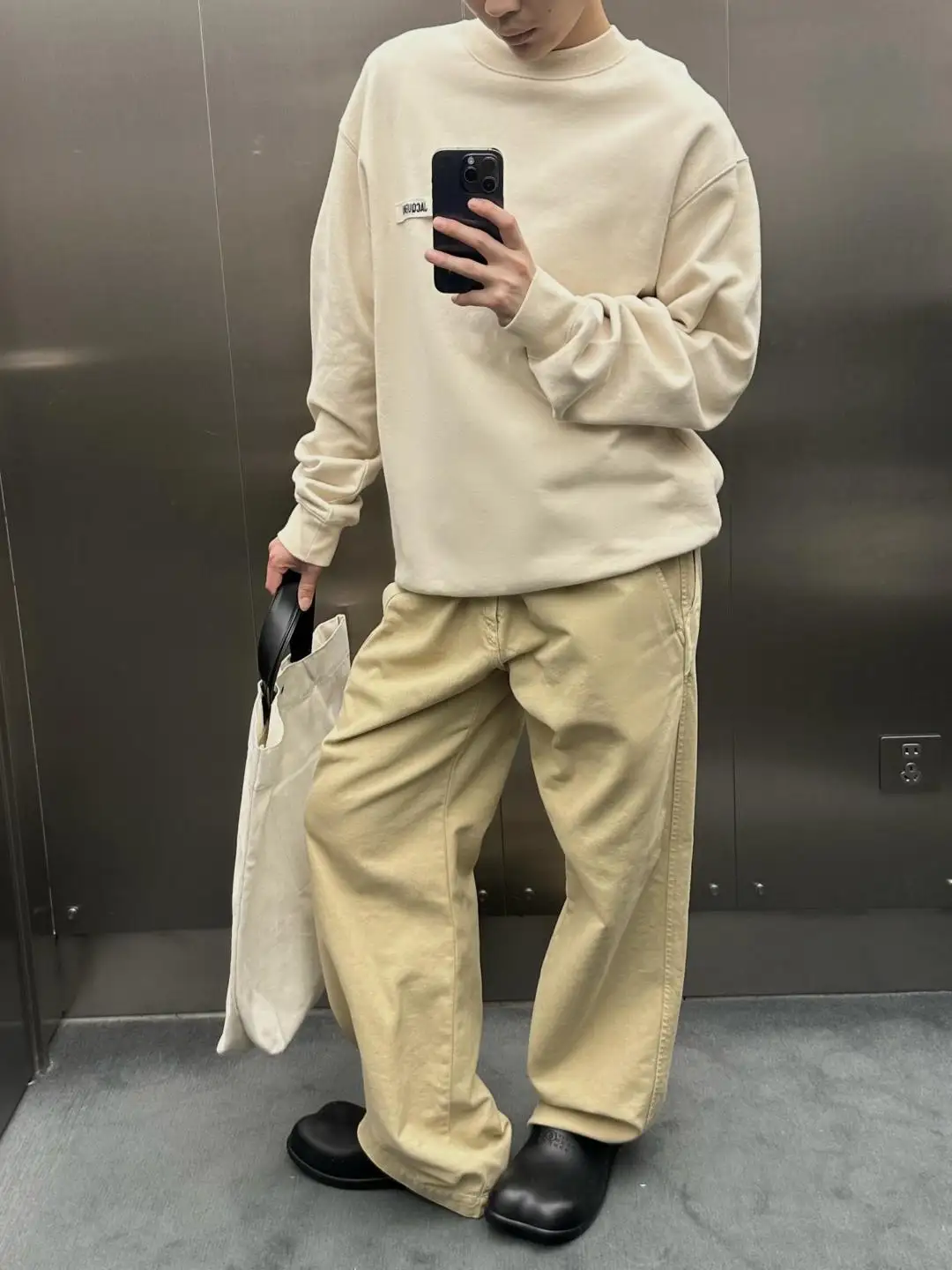 Logo-Patch Cotton-Terry Sweatshirt D15025009 — view 15