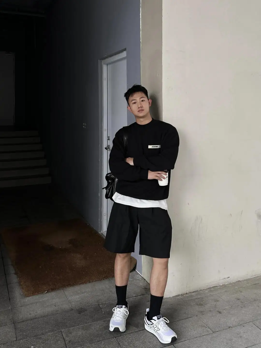 Logo-Patch Cotton-Terry Sweatshirt D15025009 — view 28