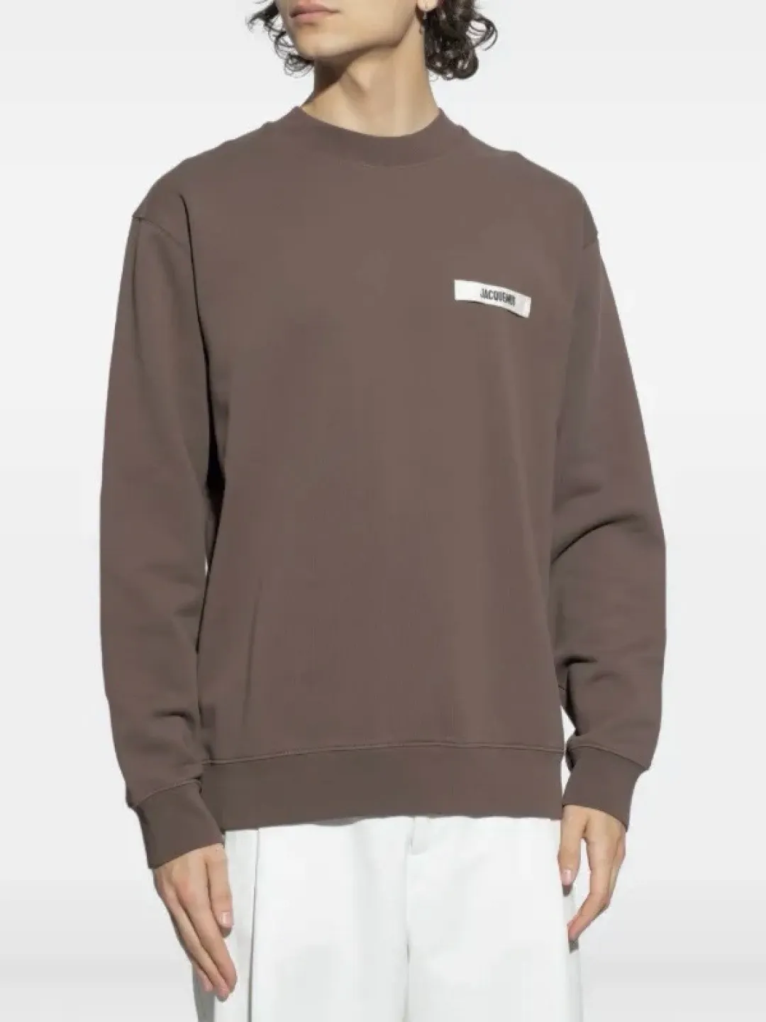 Logo-Patch Cotton-Terry Sweatshirt D15025009 — view 54