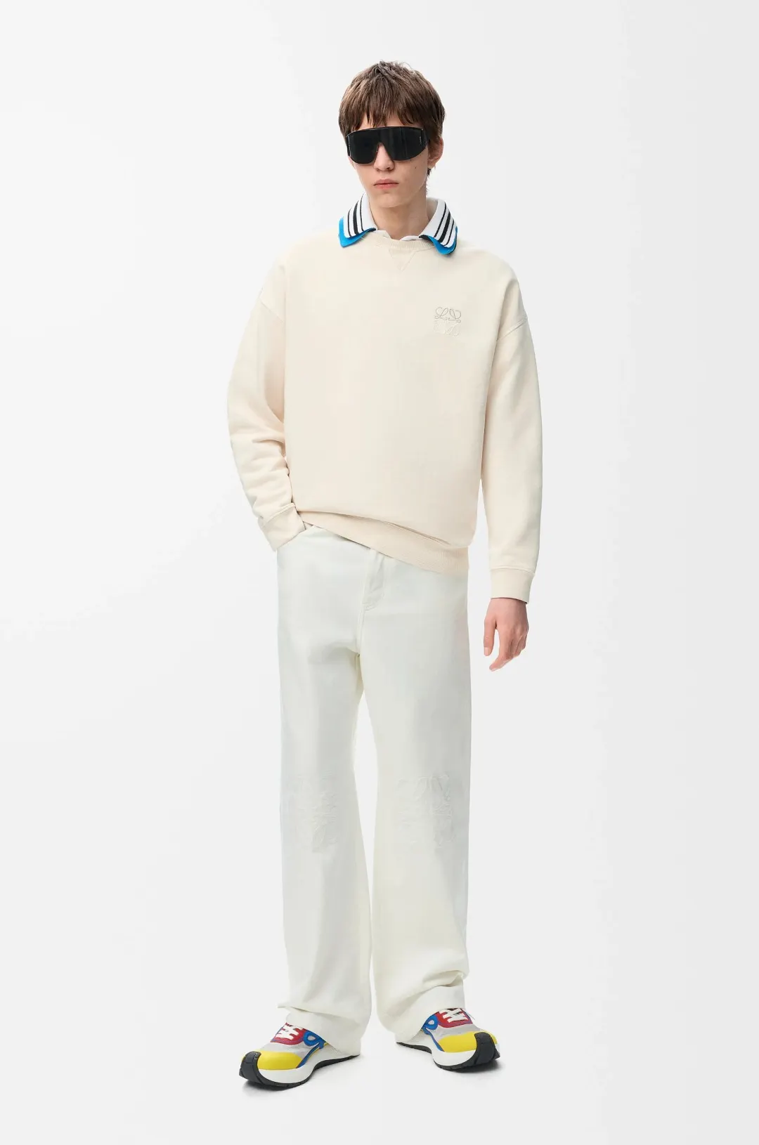 Anagram Embroidered Gradient Sweatshirt D15025008 — view 47