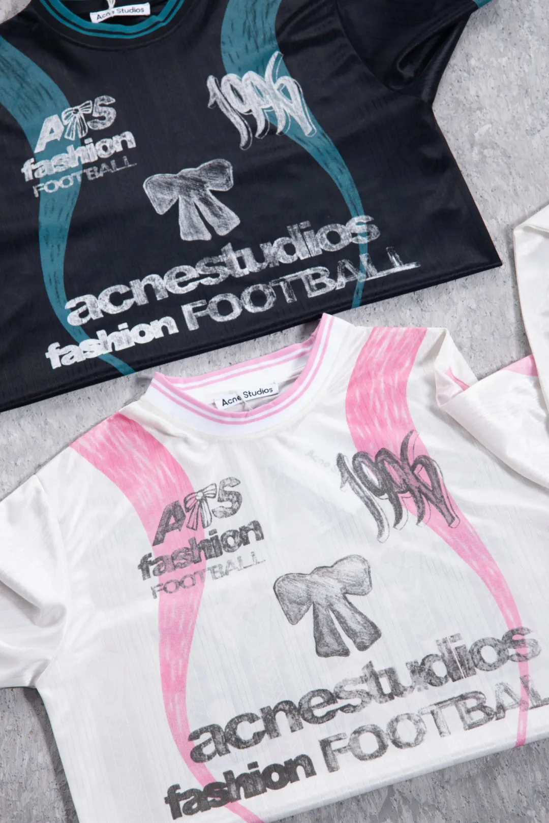 Bow Graphic Jacquard Football Jersey D15025005 — view 3