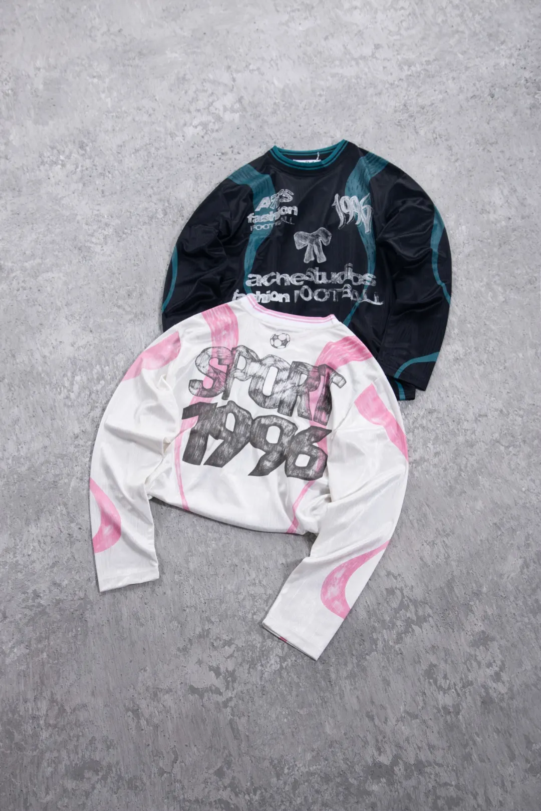 Bow Graphic Jacquard Football Jersey D15025005 — view 5