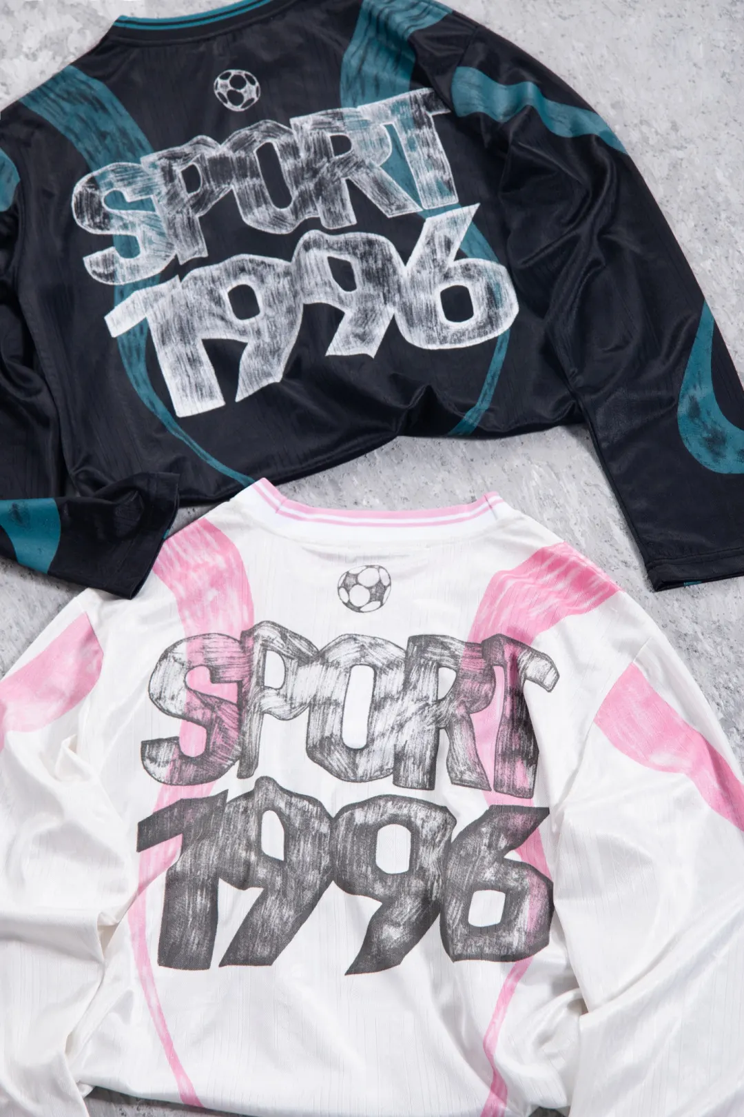 Bow Graphic Jacquard Football Jersey D15025005 — view 7