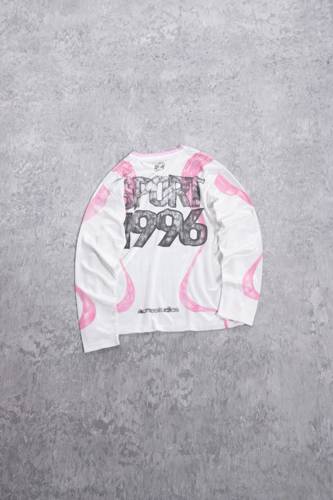 Bow Graphic Jacquard Football Jersey D15025005 — view 10