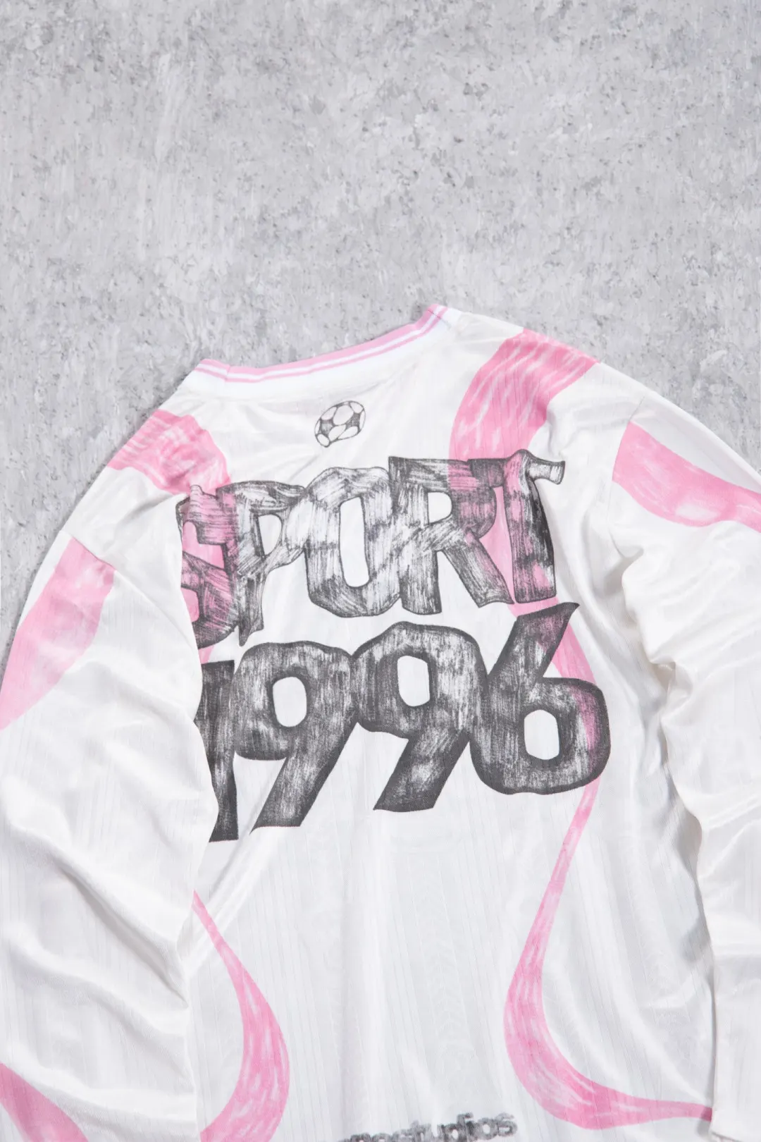 Bow Graphic Jacquard Football Jersey D15025005 — view 11