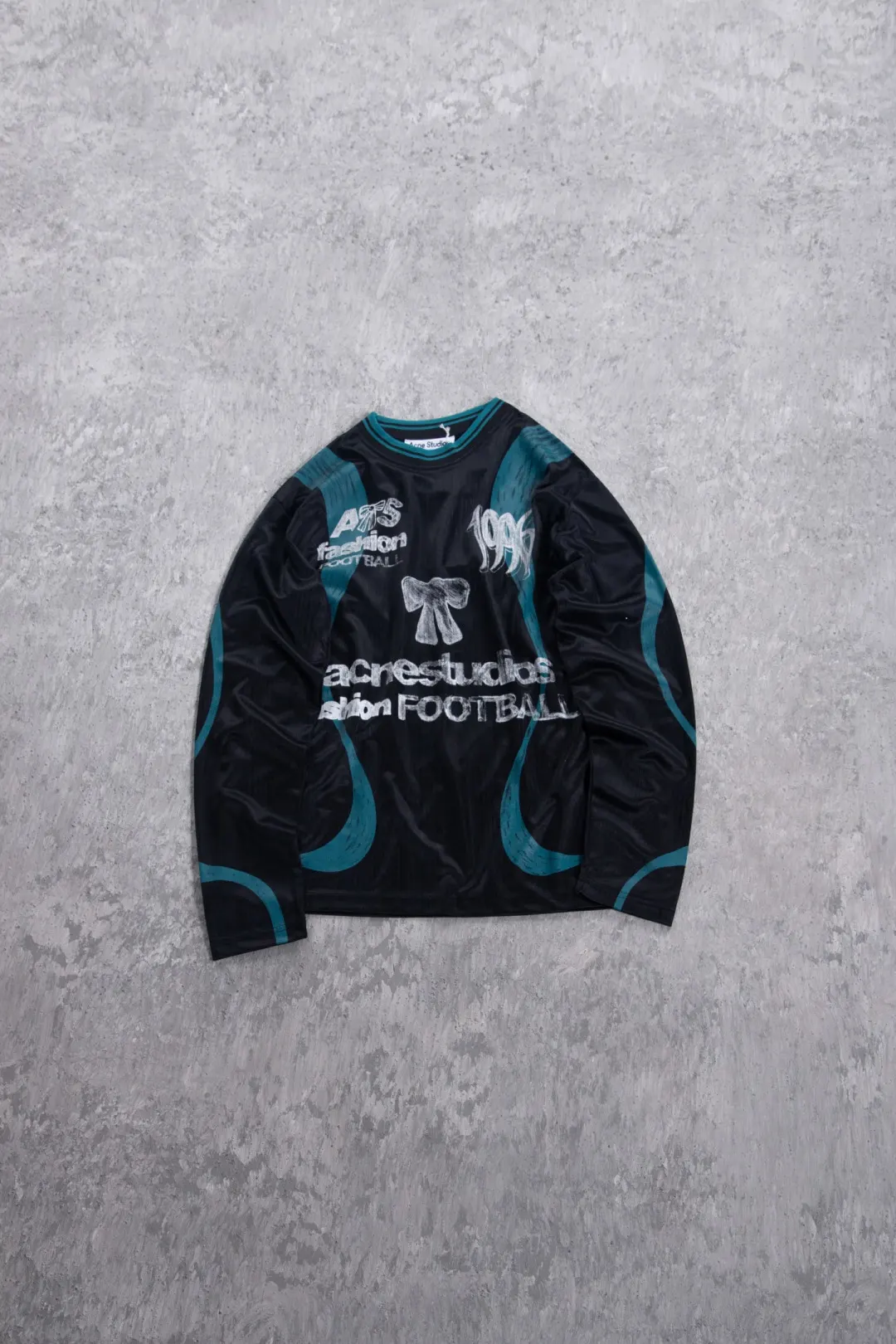 Bow Graphic Jacquard Football Jersey D15025005 — view 12