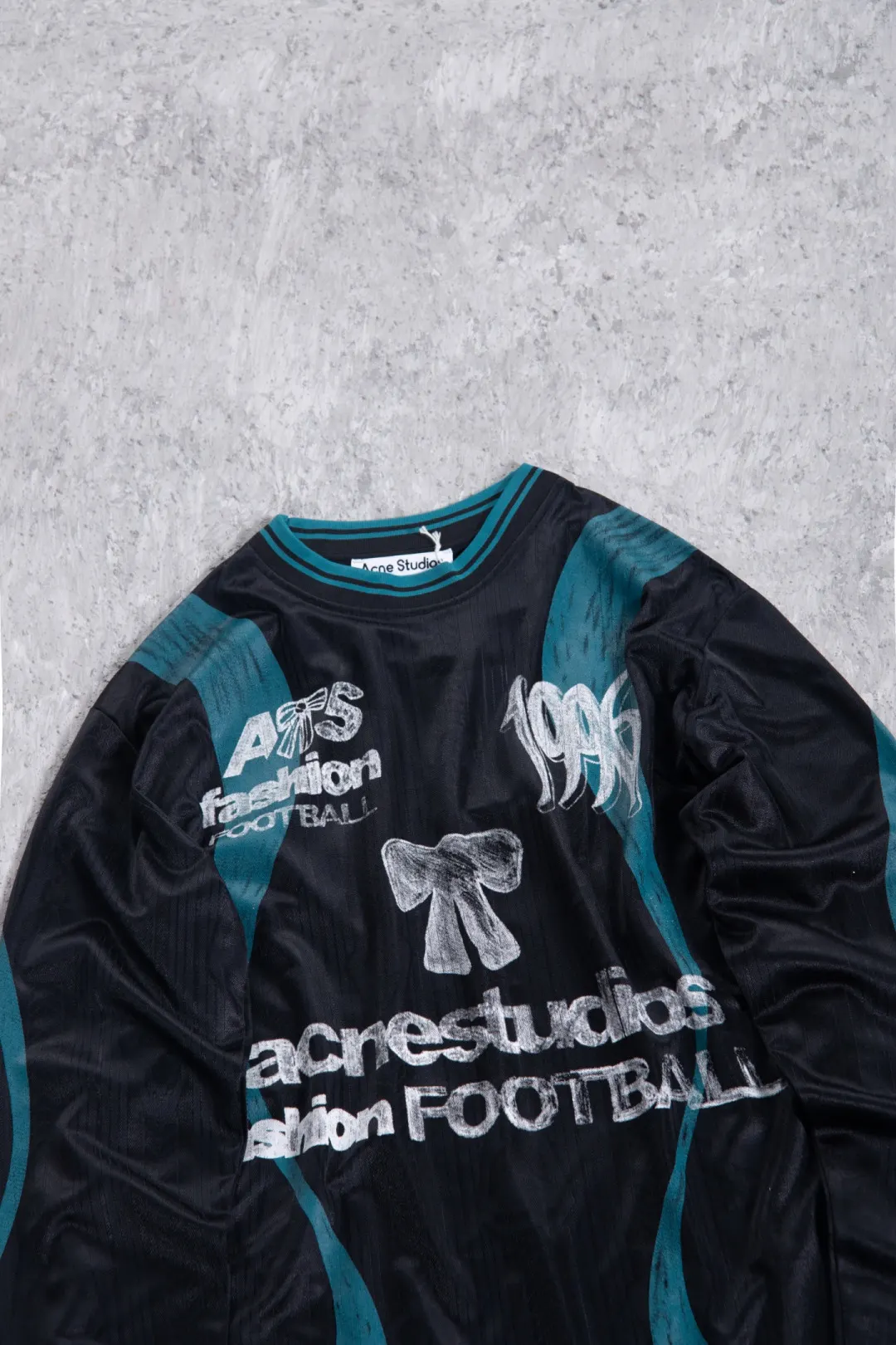 Bow Graphic Jacquard Football Jersey D15025005 — view 13
