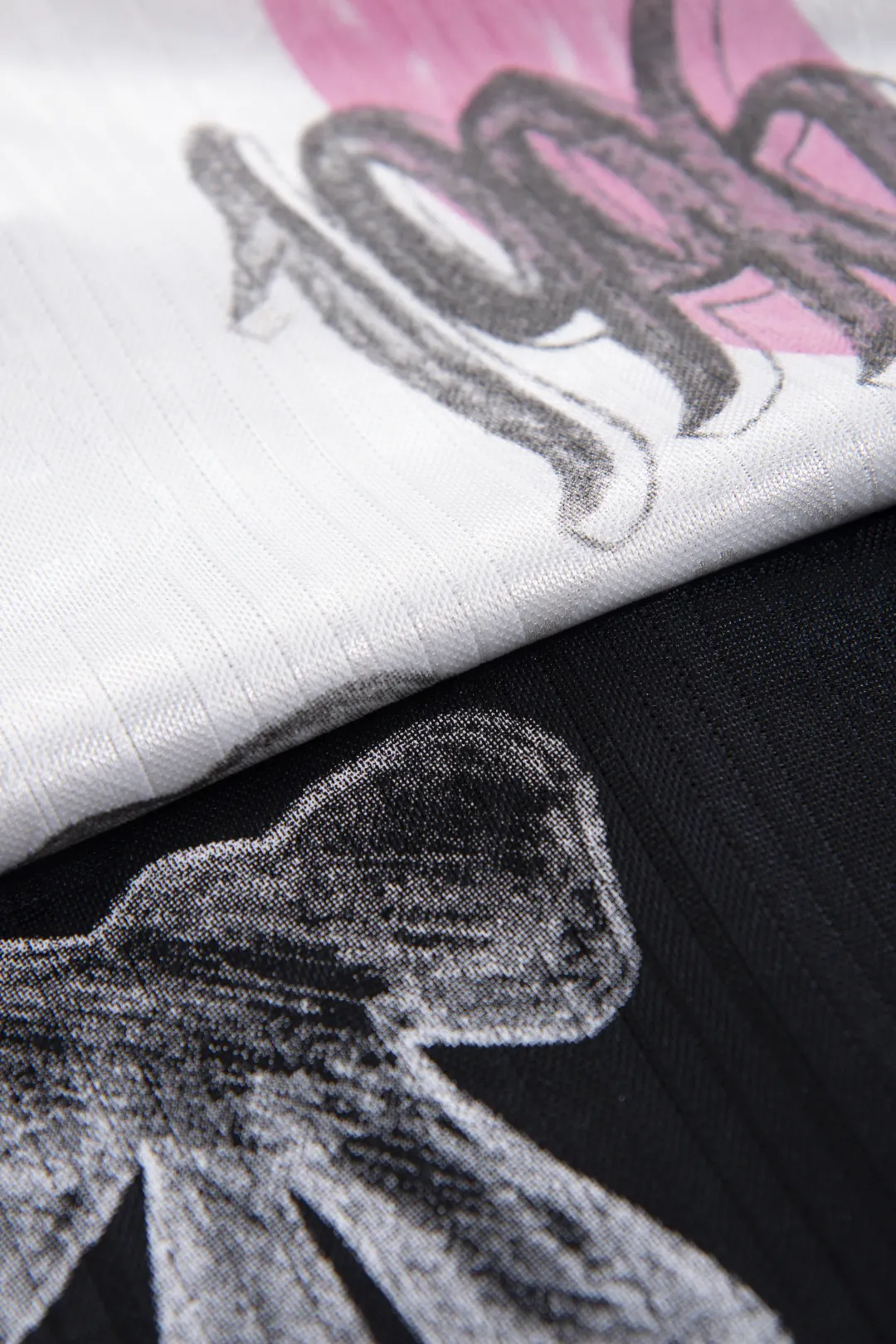Bow Graphic Jacquard Football Jersey D15025005 — view 19
