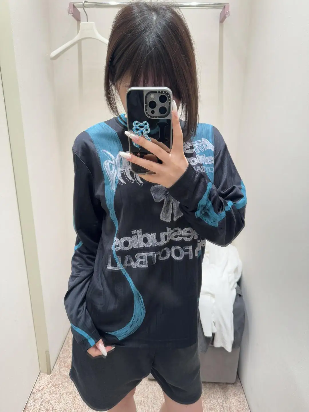 Bow Graphic Jacquard Football Jersey D15025005 — view 89