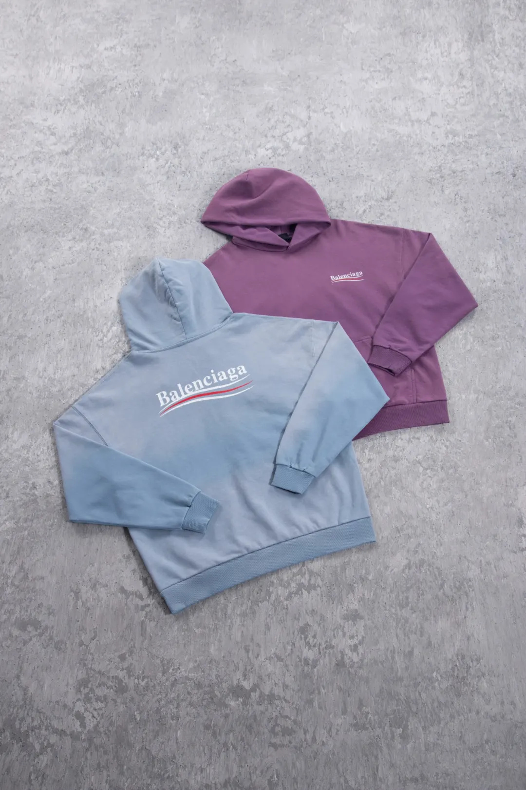 Logo-Print Washed Cotton Hoodie D19525000 — view 40