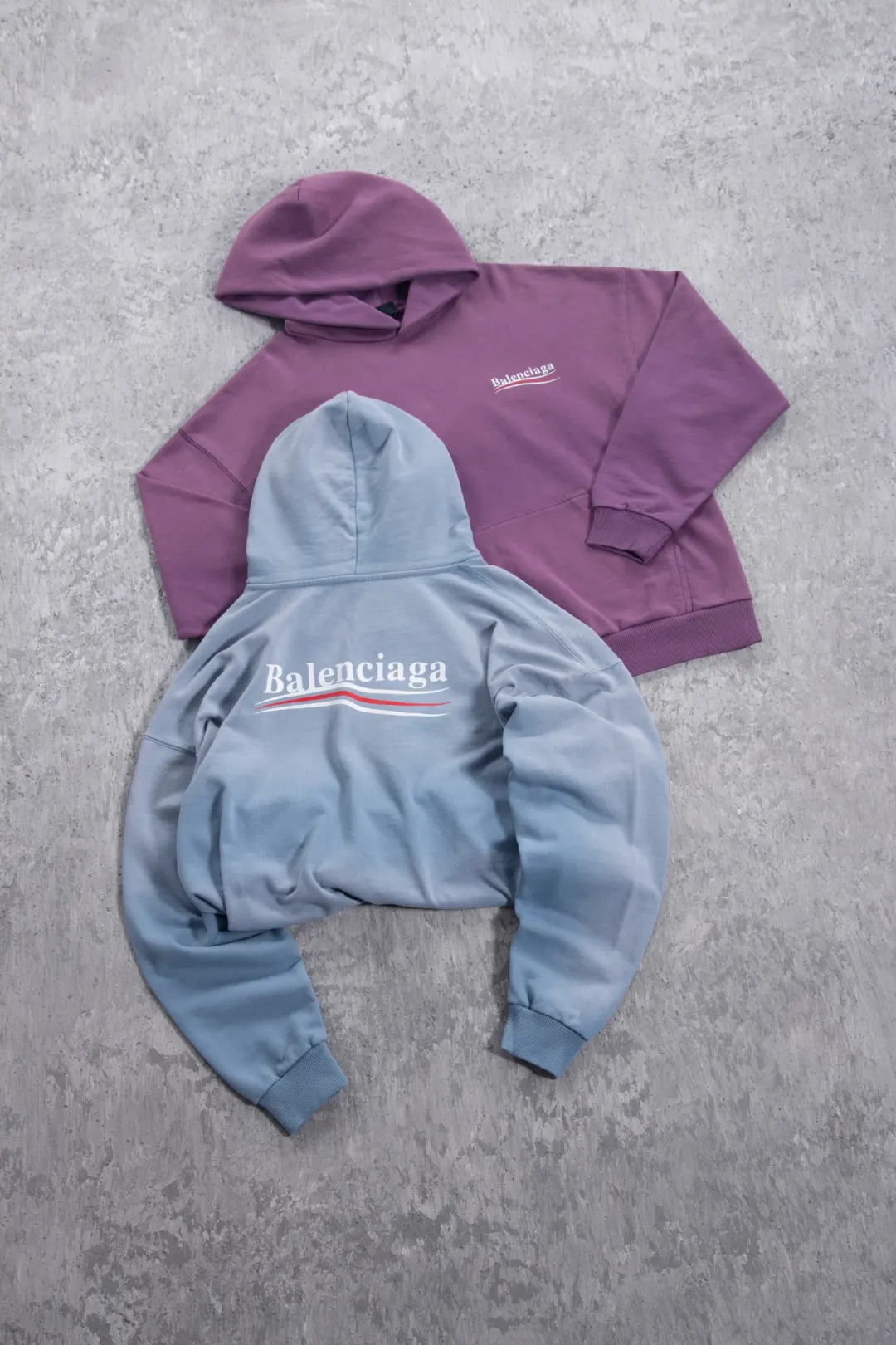 Logo-Print Washed Cotton Hoodie D19525000 — view 42