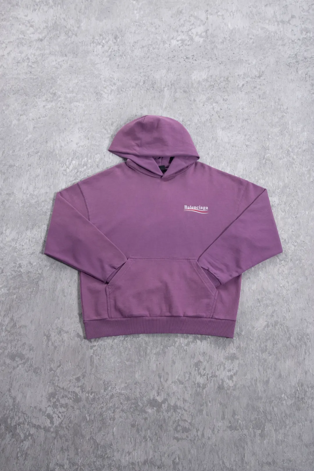 Logo-Print Washed Cotton Hoodie D19525000 — view 44