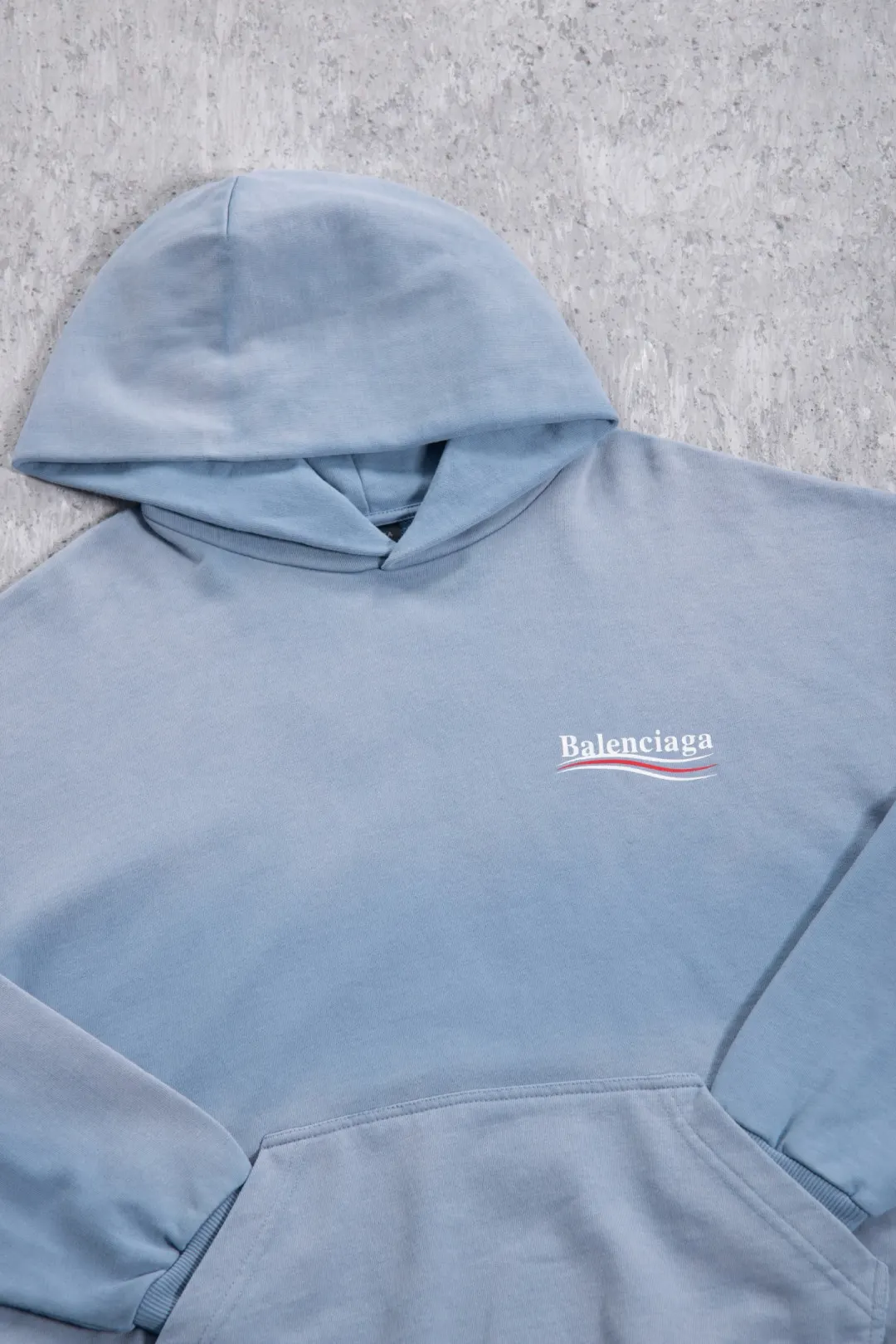 Logo-Print Washed Cotton Hoodie D19525000 — view 49